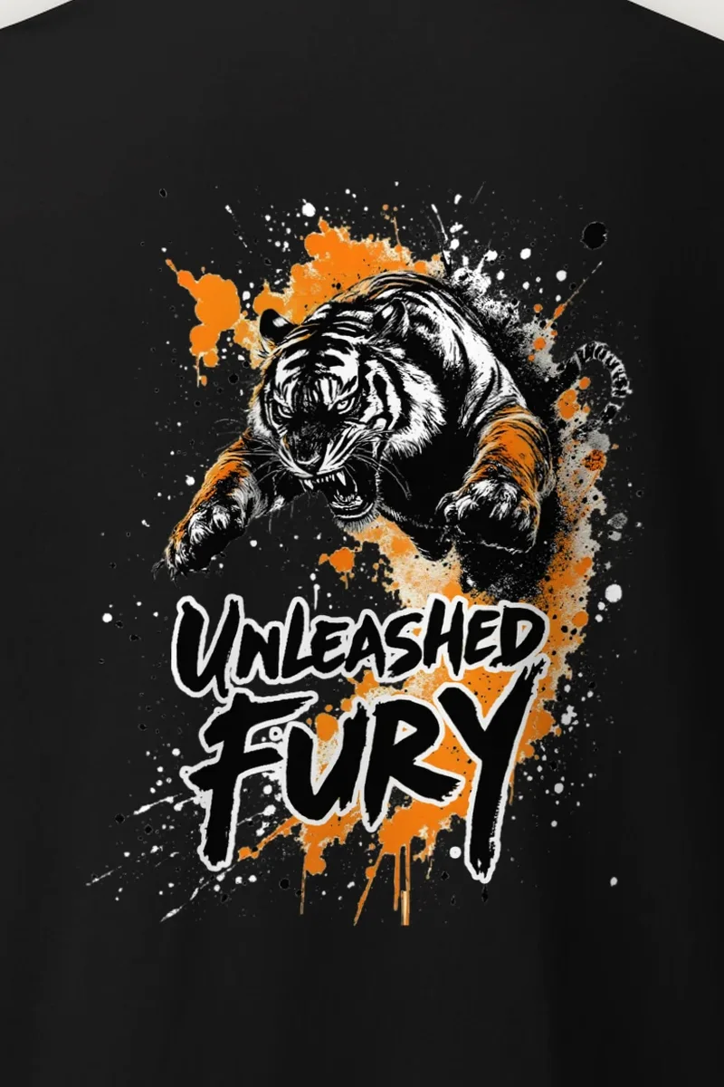 "Unleashed Fury" Heavyweight Unisex Crewneck T-shirt