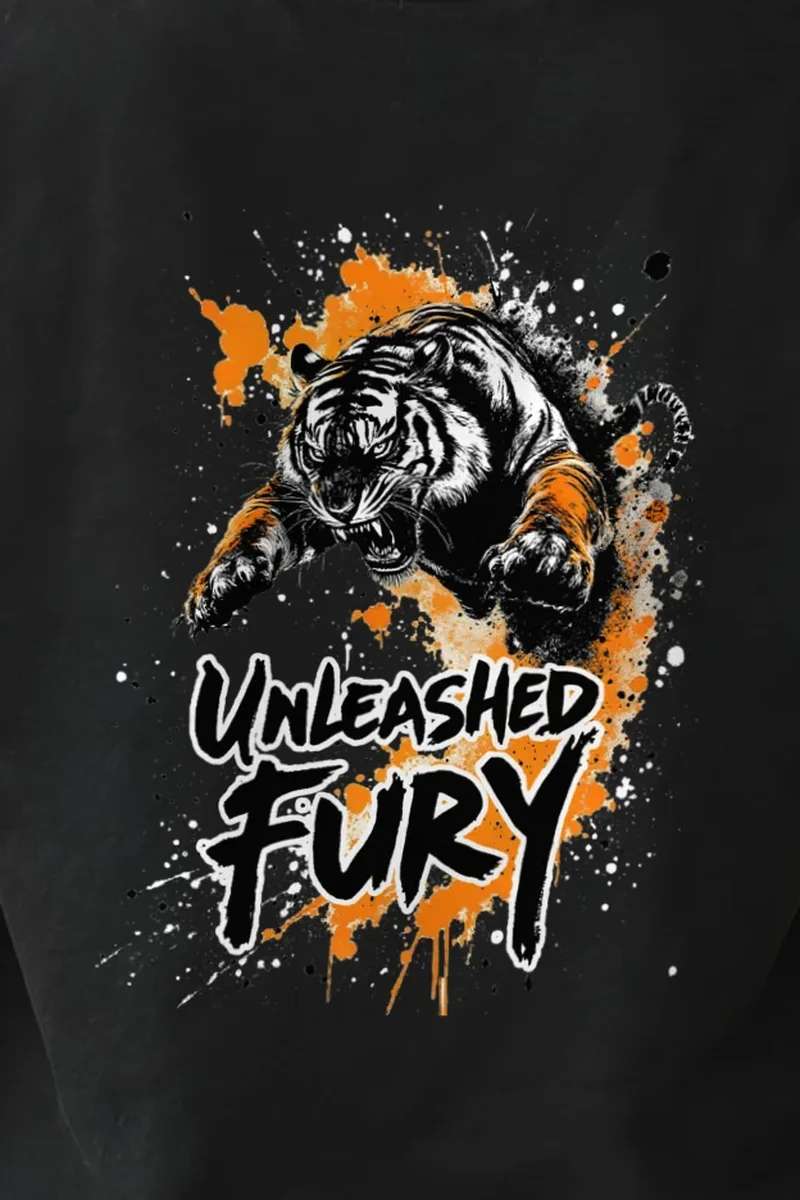 "Unleashed Fury" Heavyweight Unisex Crewneck T-shirt