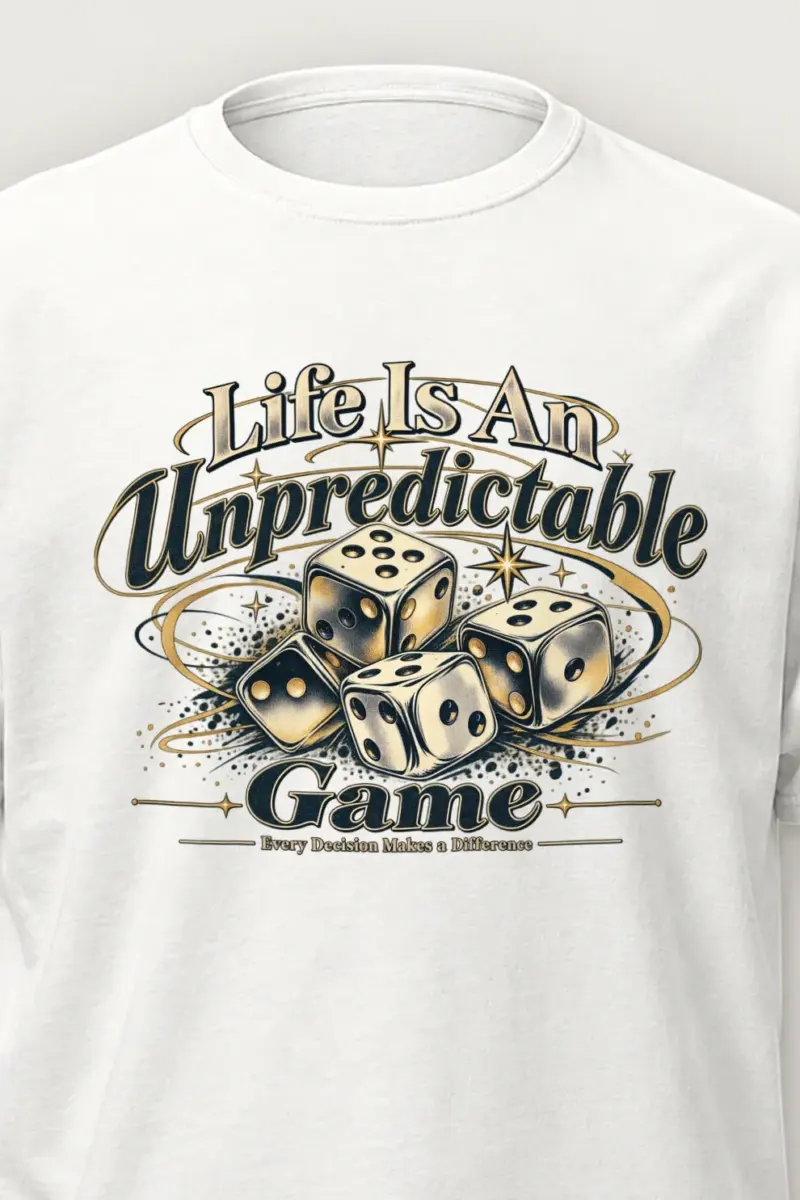 "Unpredictable Game" Heavyweight Unisex Crewneck T-shirt