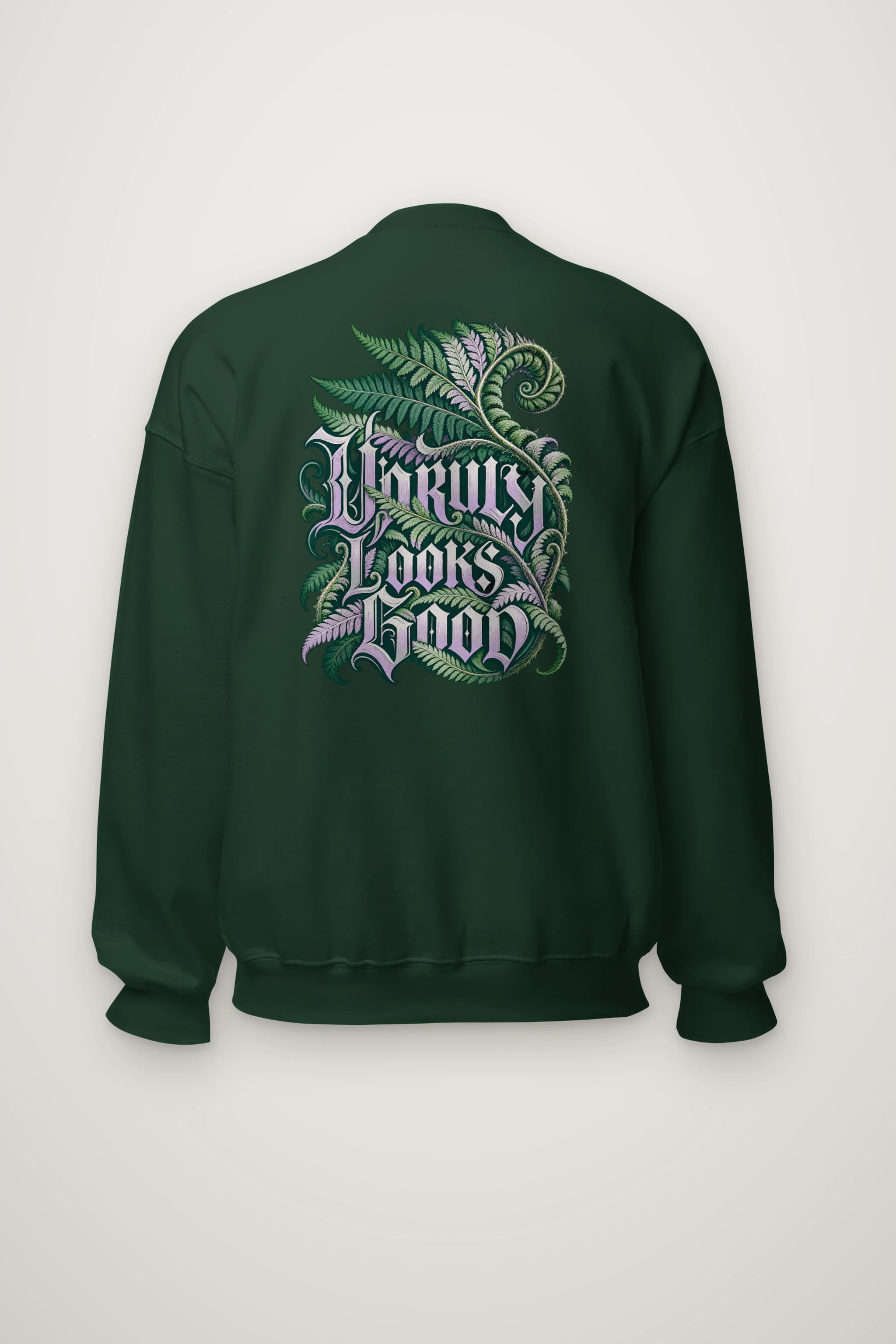 "Unruly Looks Good" Heavy Blend Unisex Crewneck Sweatshirt