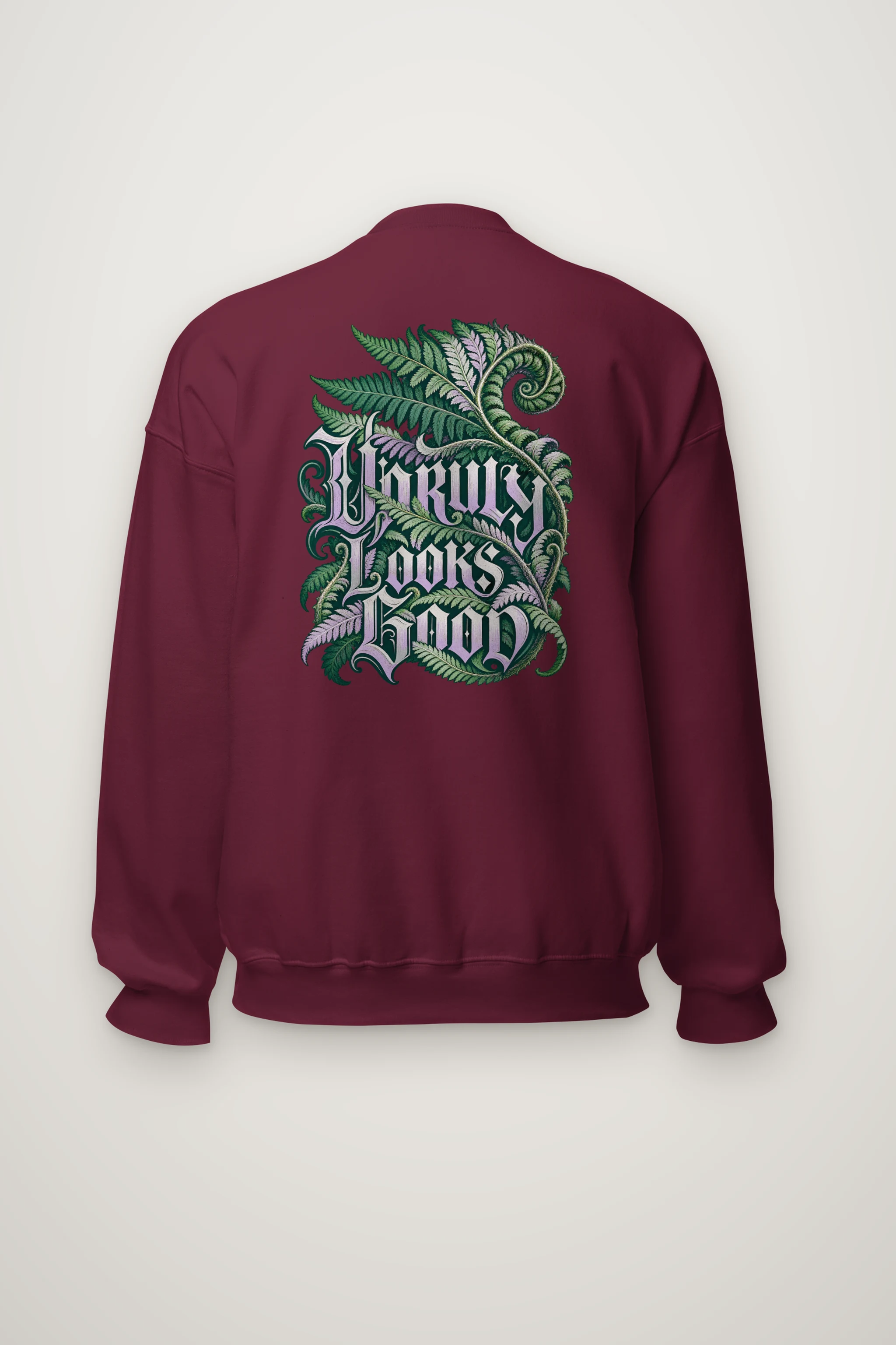 "Unruly Looks Good" Heavy Blend Unisex Crewneck Sweatshirt