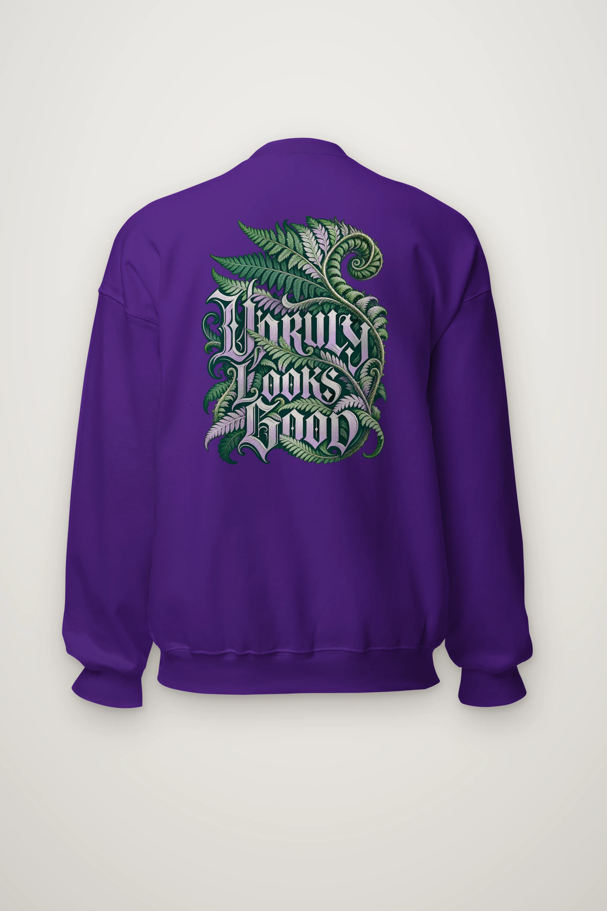 "Unruly Looks Good" Heavy Blend Unisex Crewneck Sweatshirt
