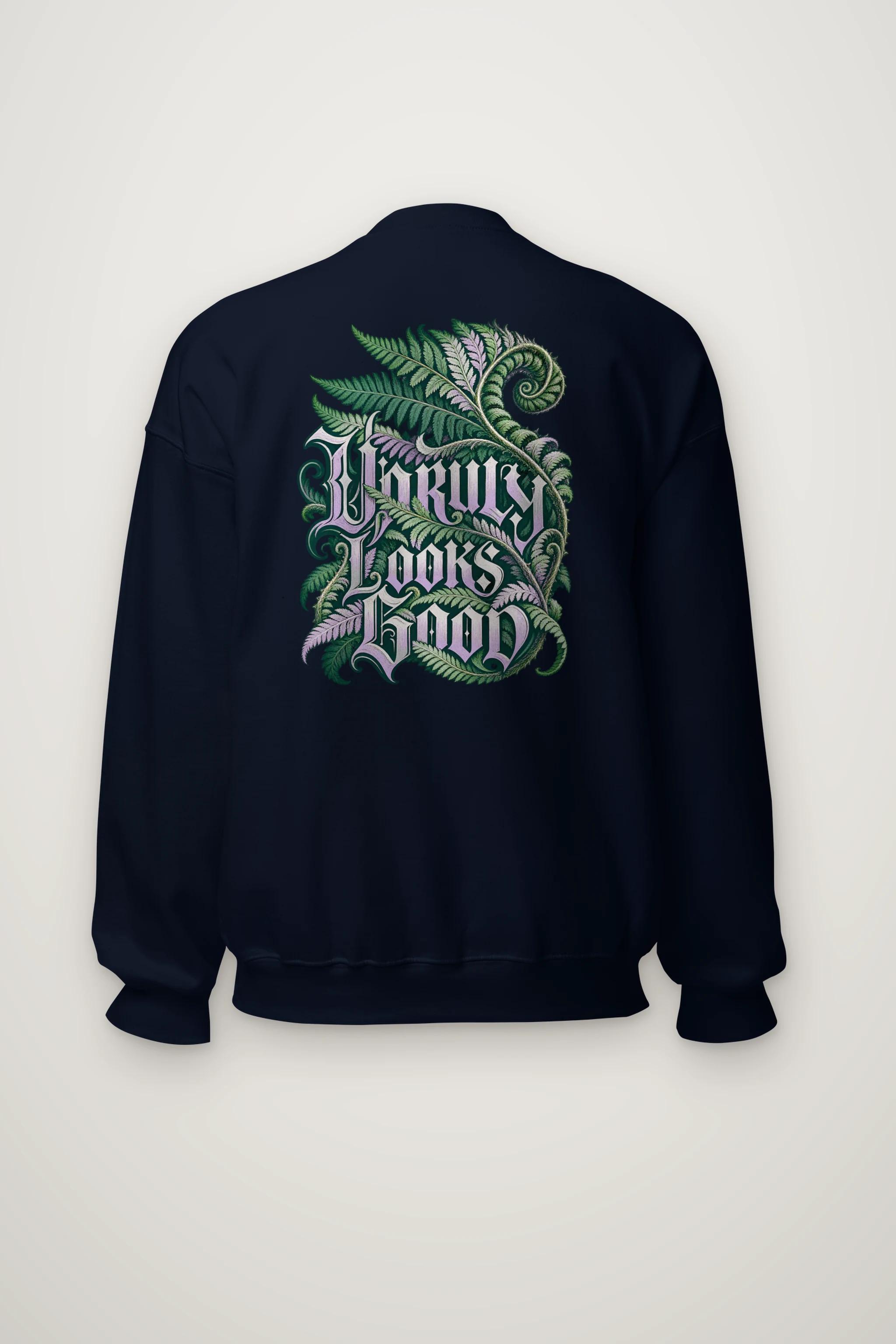"Unruly Looks Good" Heavy Blend Unisex Crewneck Sweatshirt