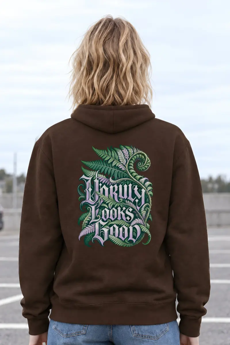 "Unruly Looks Good" Heavy Blend Unisex Pullover Hoodie