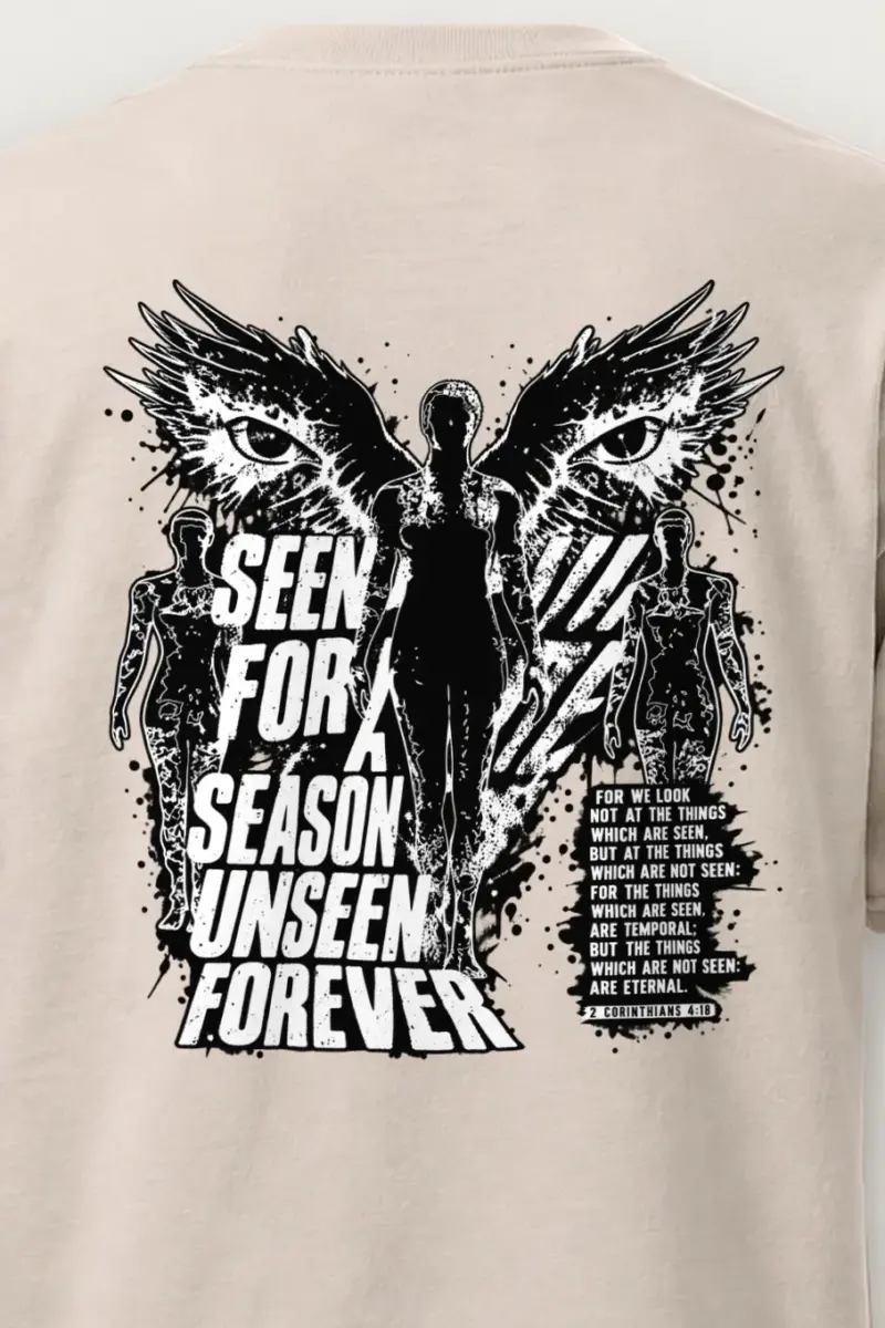 "Unseen Forever" Heavyweight Unisex Crewneck T-shirt