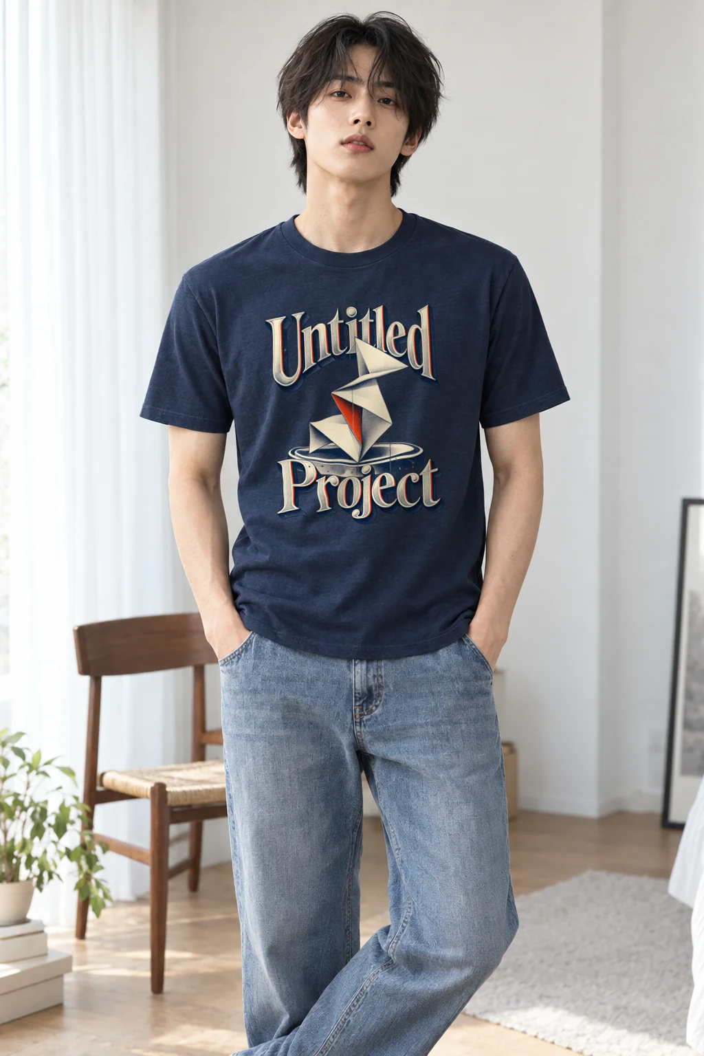"Untitled Project" Heavyweight Unisex Crewneck T-shirt