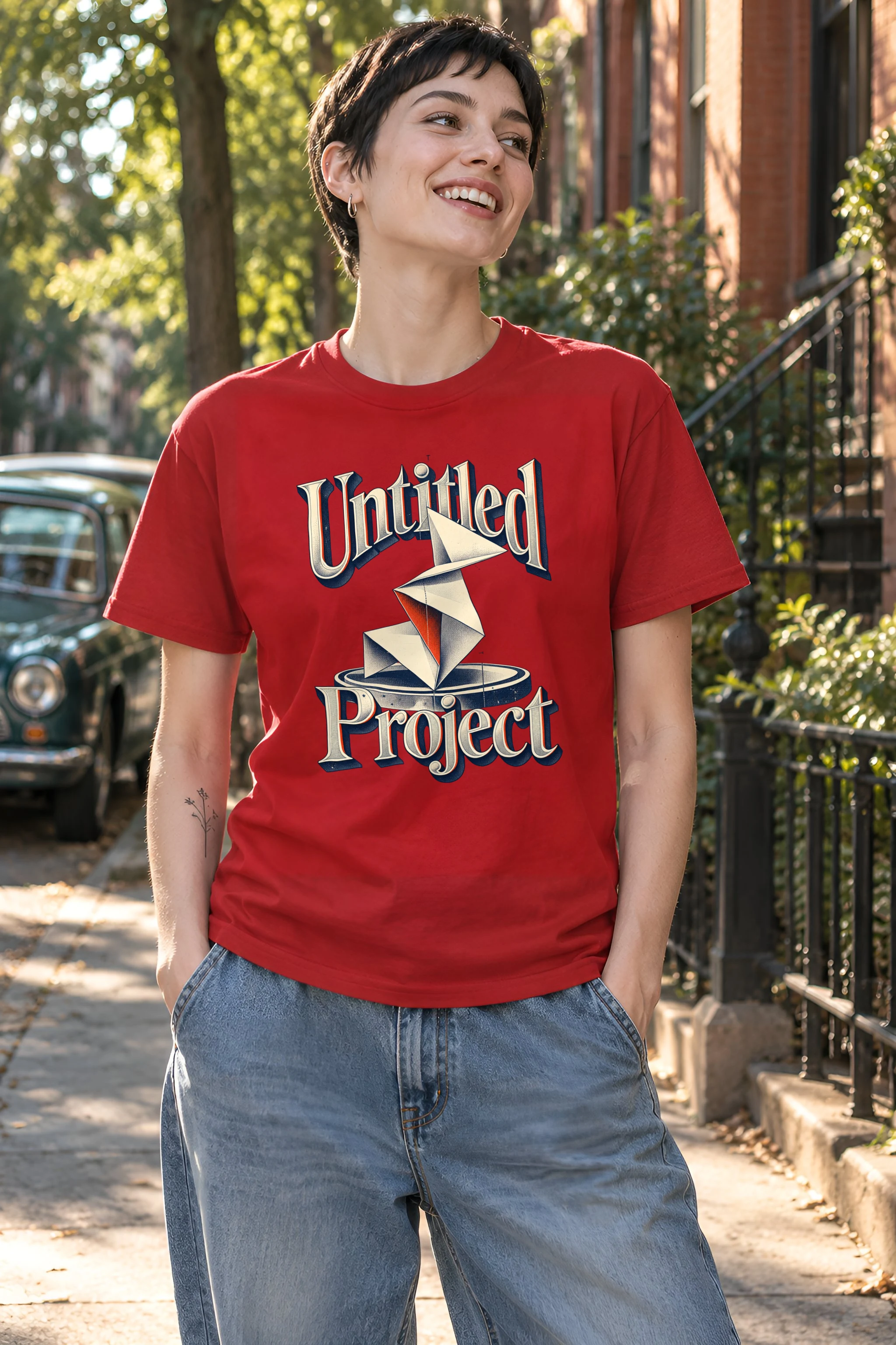 "Untitled Project" Heavyweight Unisex Crewneck T-shirt