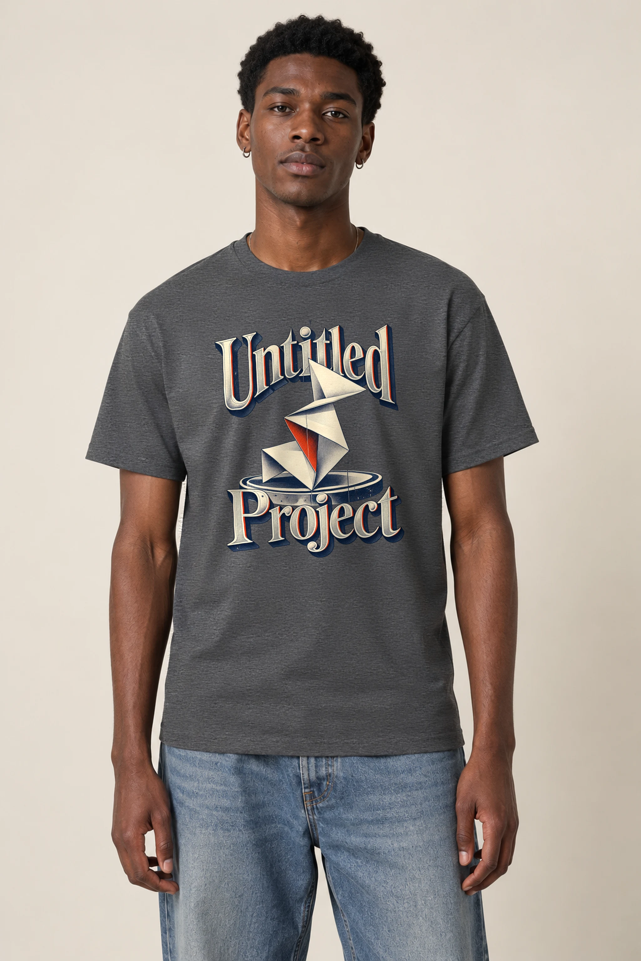 "Untitled Project" Heavyweight Unisex Crewneck T-shirt