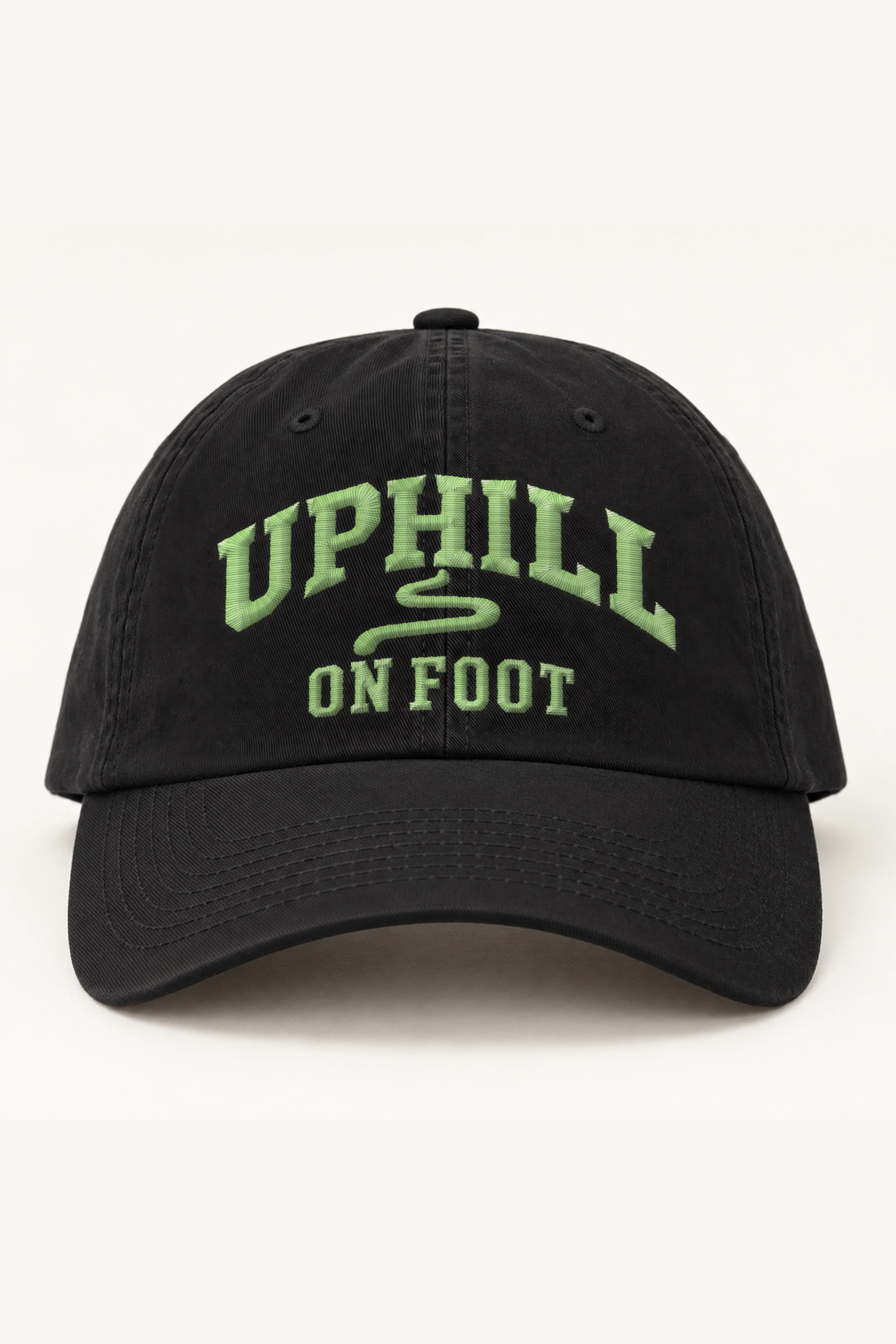 "Uphill on Foot" Classic Dad Hat · Embroidered