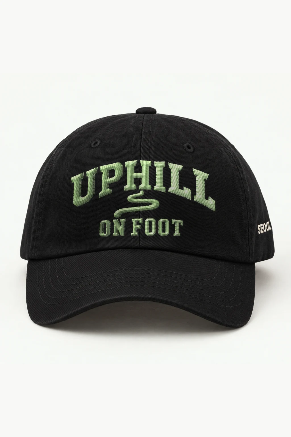"Uphill on Foot" Classic Dad Hat · Embroidered