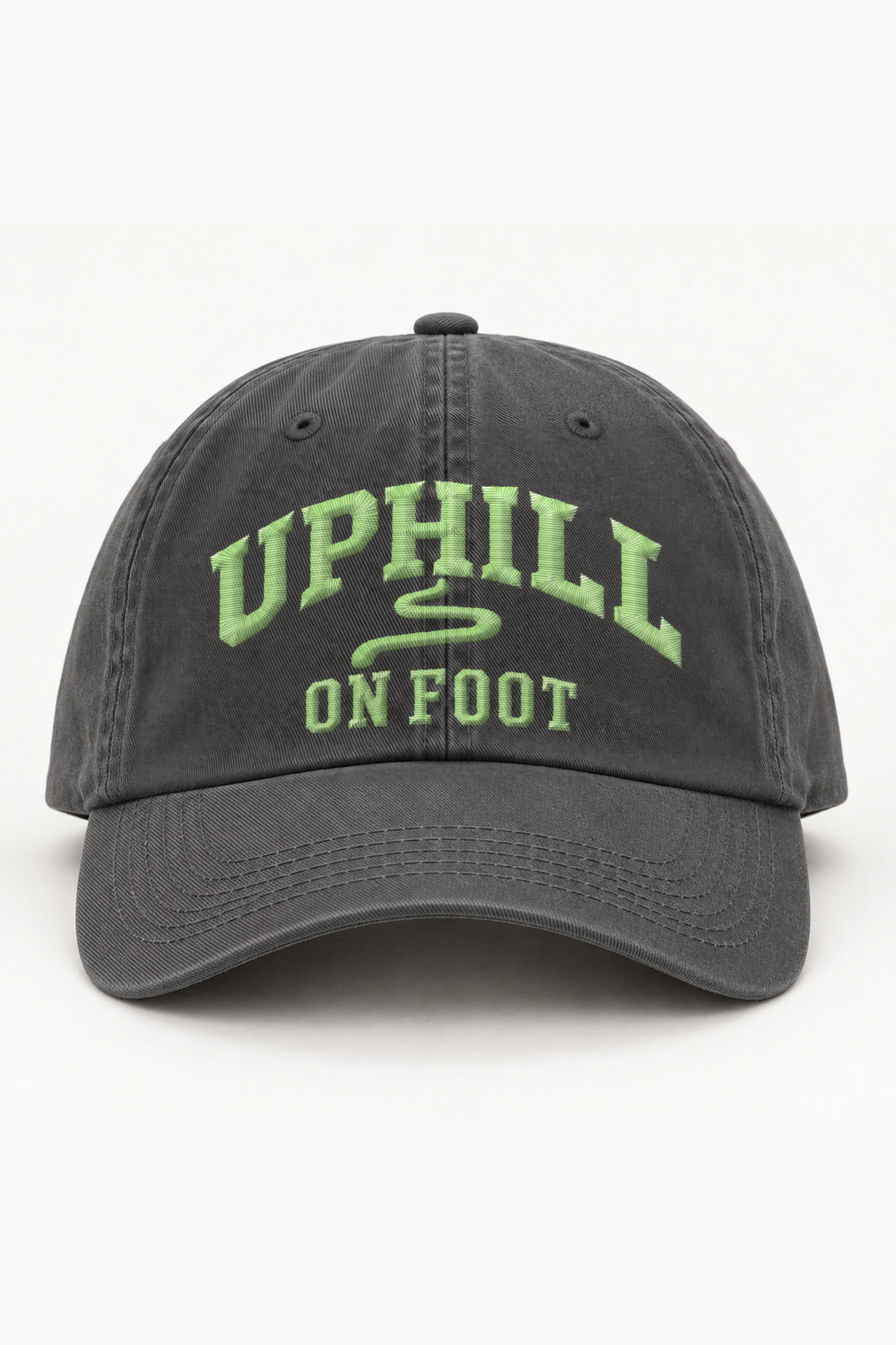 "Uphill on Foot" Classic Dad Hat · Embroidered