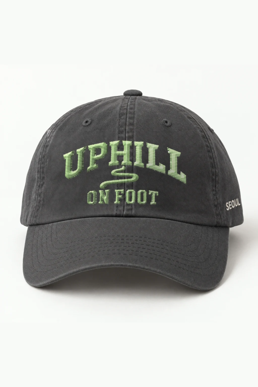 "Uphill on Foot" Classic Dad Hat · Embroidered
