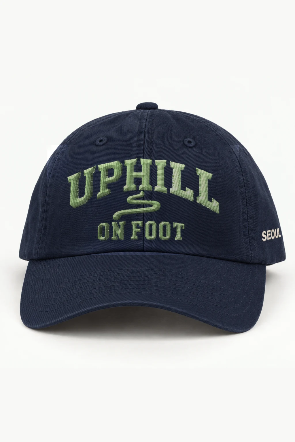"Uphill on Foot" Classic Dad Hat · Embroidered