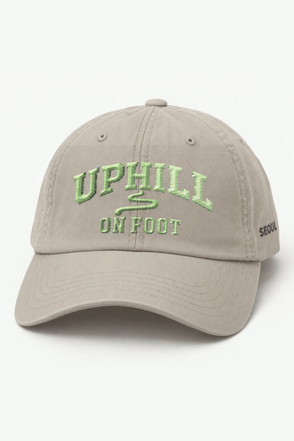 "Uphill on Foot" Classic Dad Hat · Embroidered