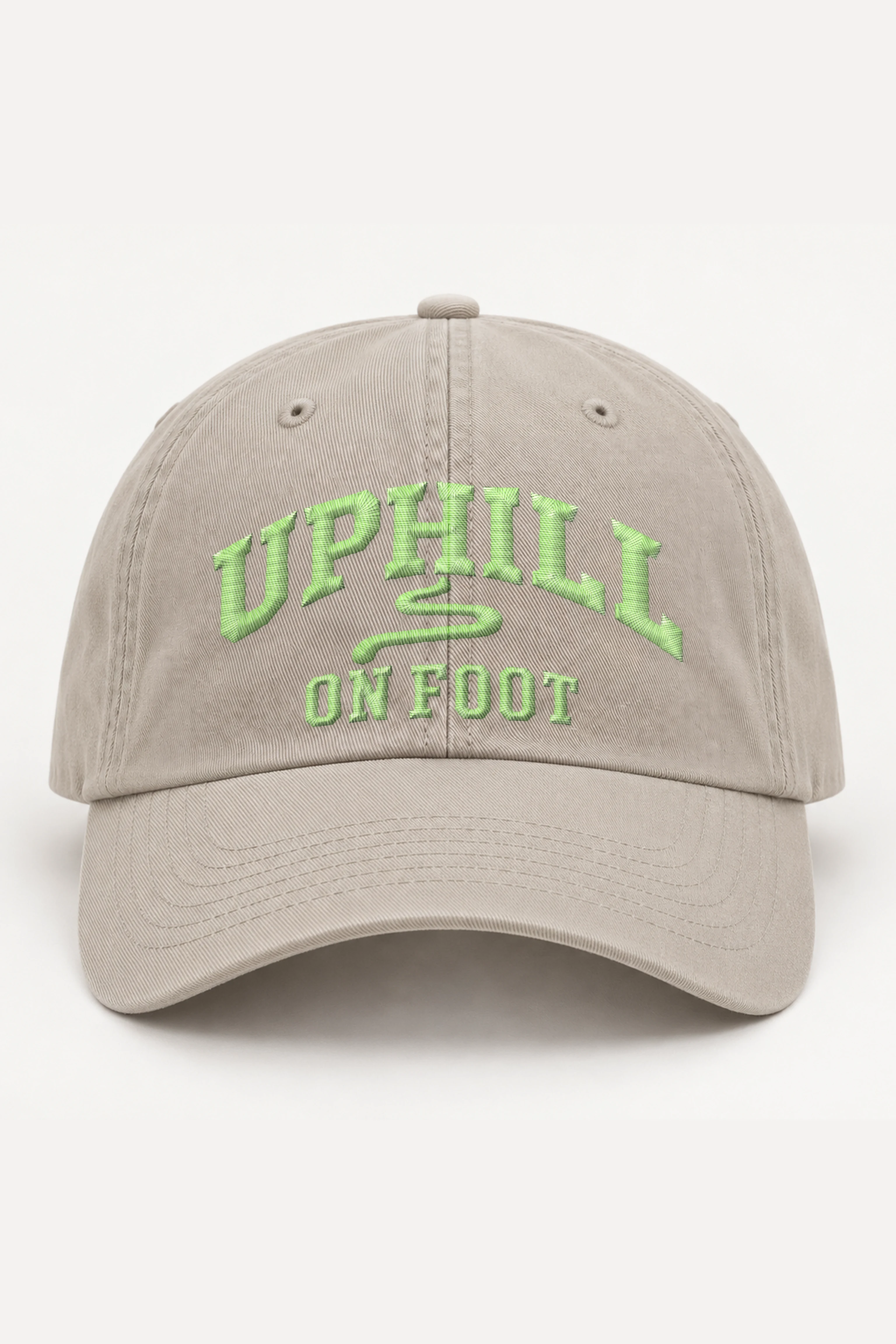 "Uphill on Foot" Classic Dad Hat · Embroidered