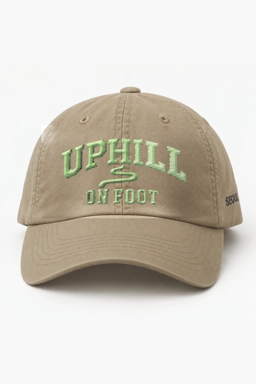 "Uphill on Foot" Classic Dad Hat · Embroidered