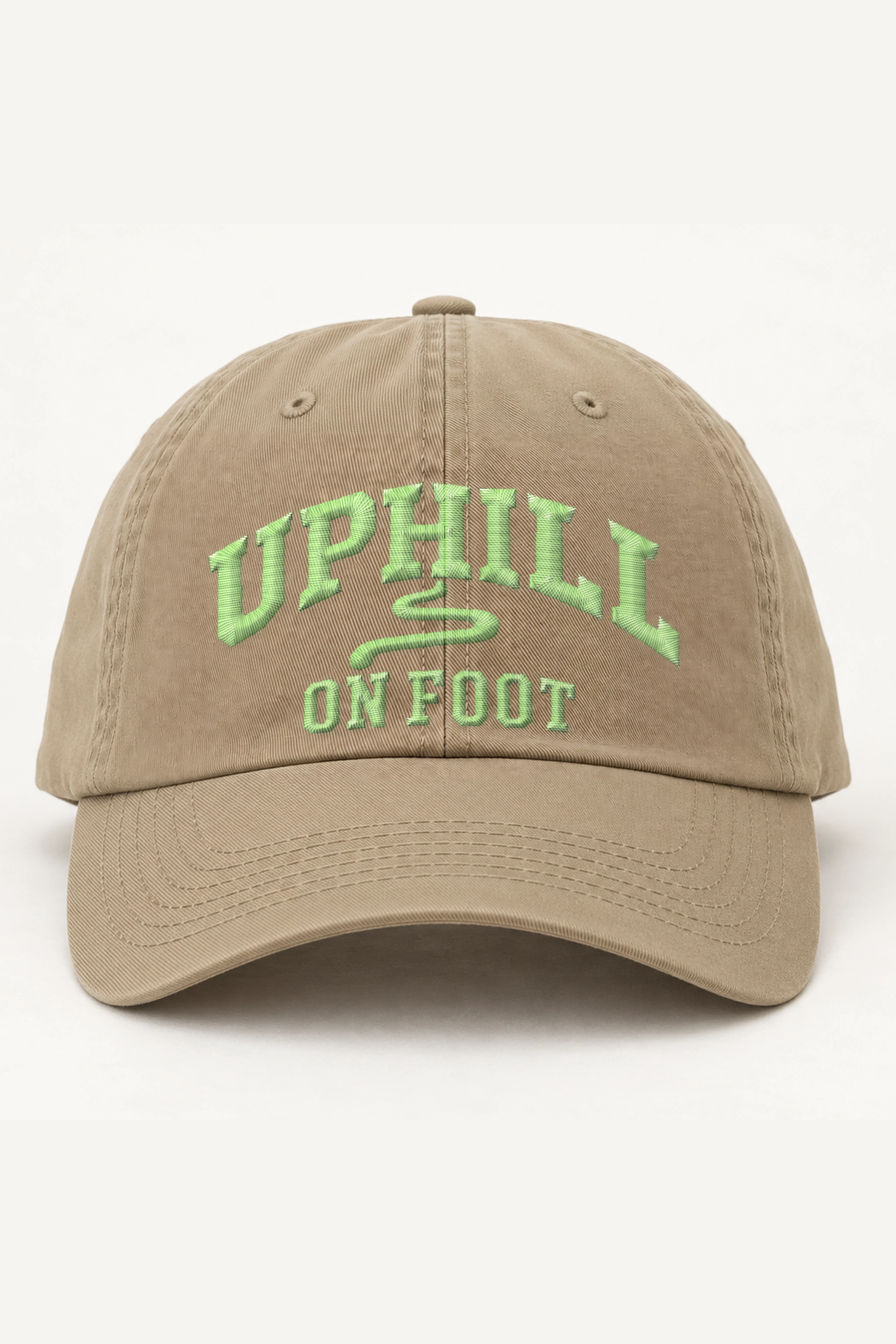 "Uphill on Foot" Classic Dad Hat · Embroidered