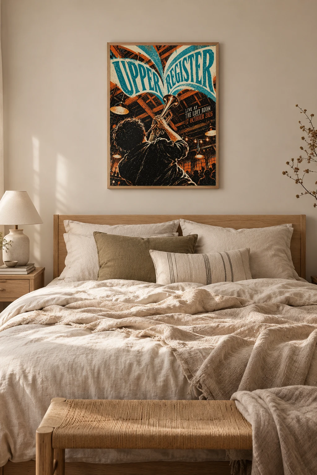 "Upper Register" Premium Wooden Framed Poster