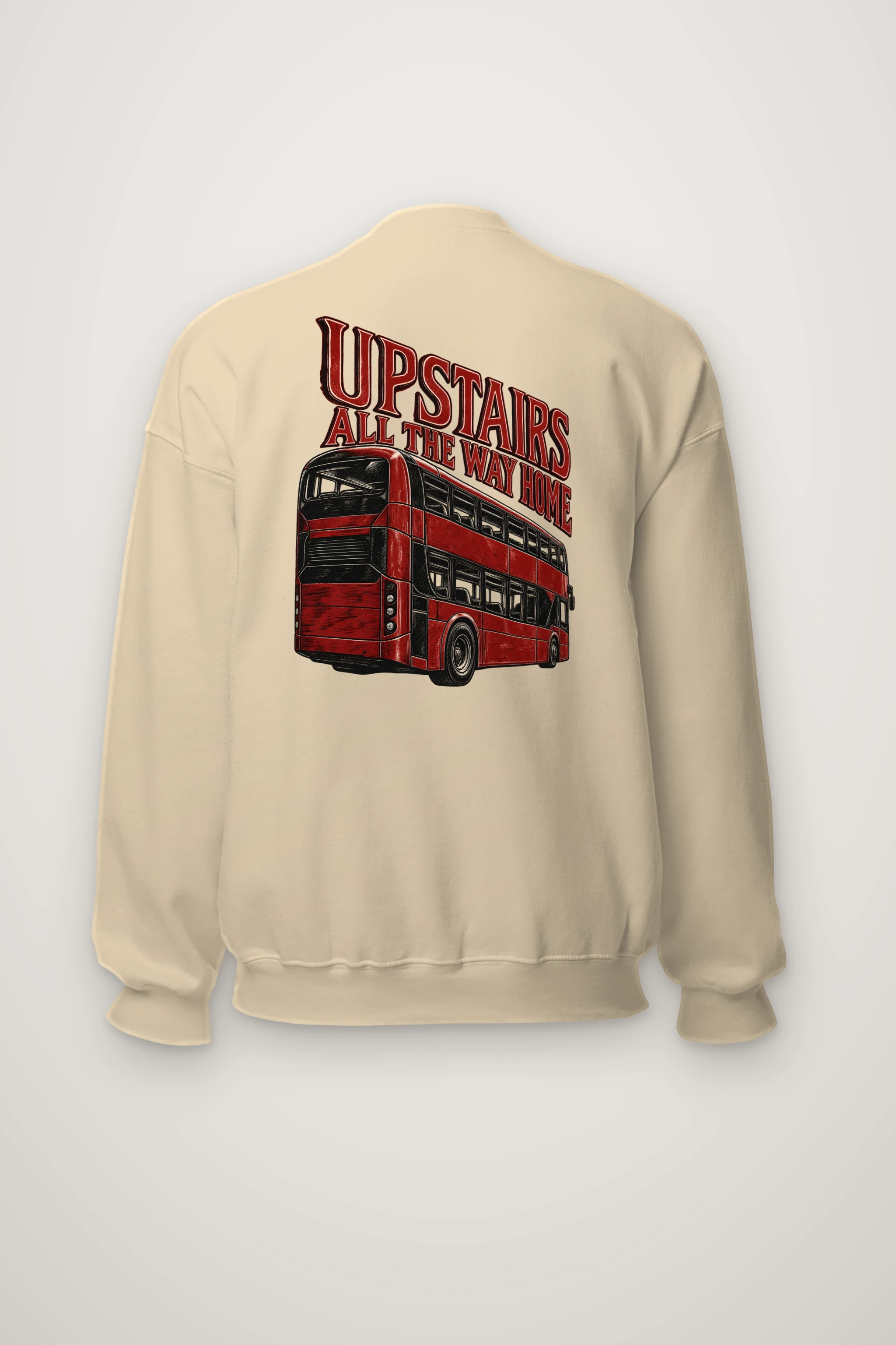 "Upstairs All the Way Home" Heavy Blend Unisex Crewneck Sweatshirt