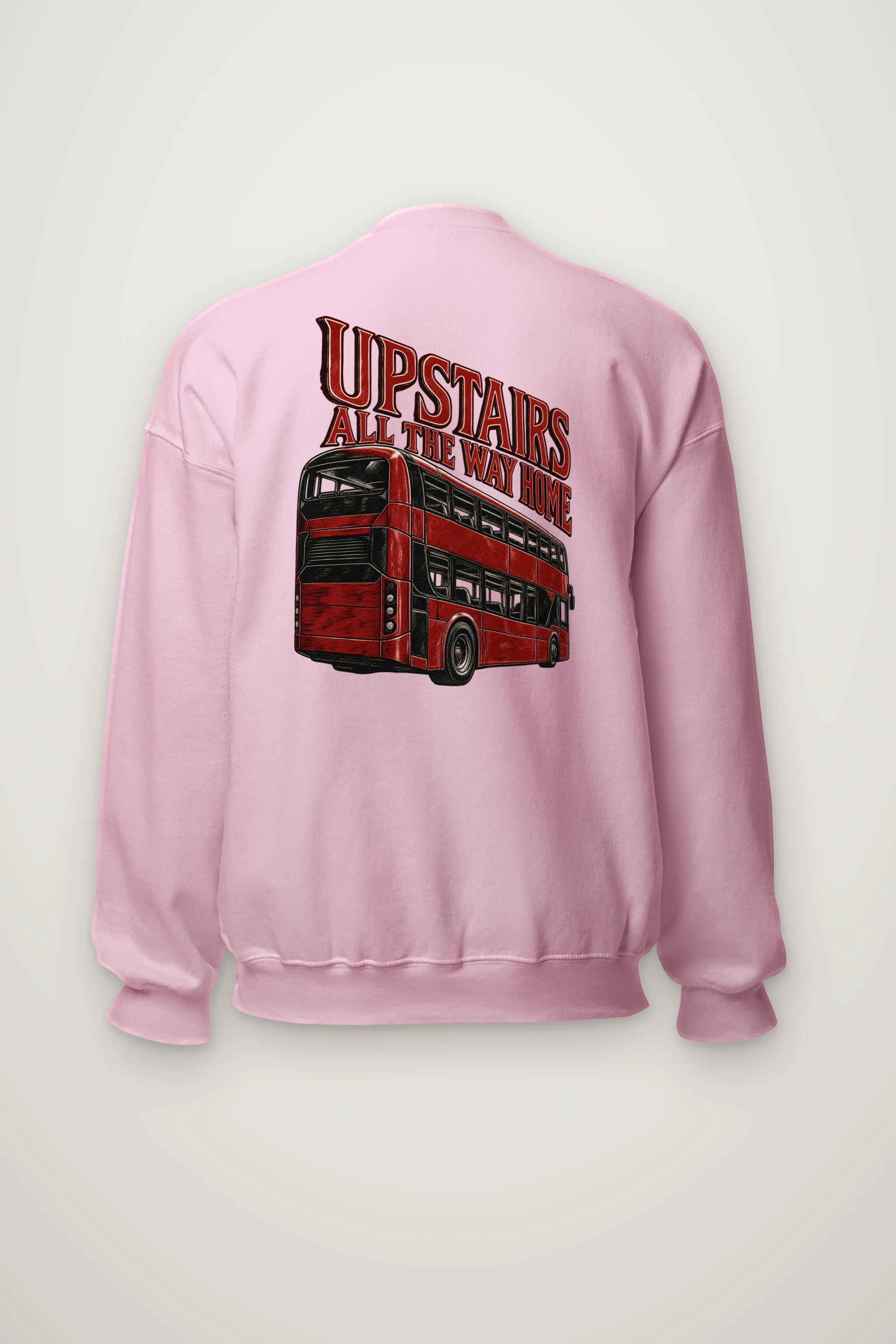 "Upstairs All the Way Home" Heavy Blend Unisex Crewneck Sweatshirt