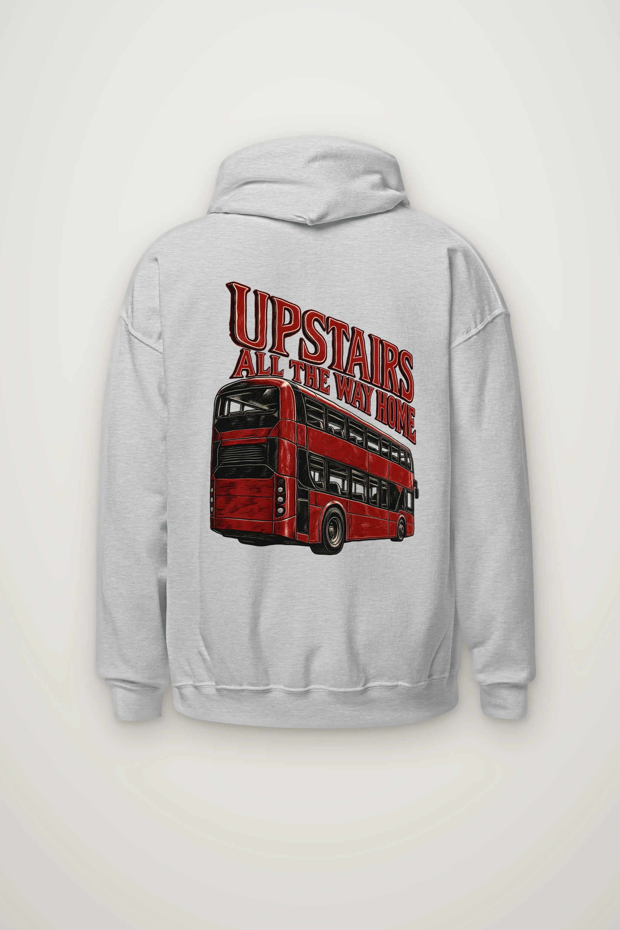"Upstairs All the Way Home" Heavy Blend Unisex Pullover Hoodie