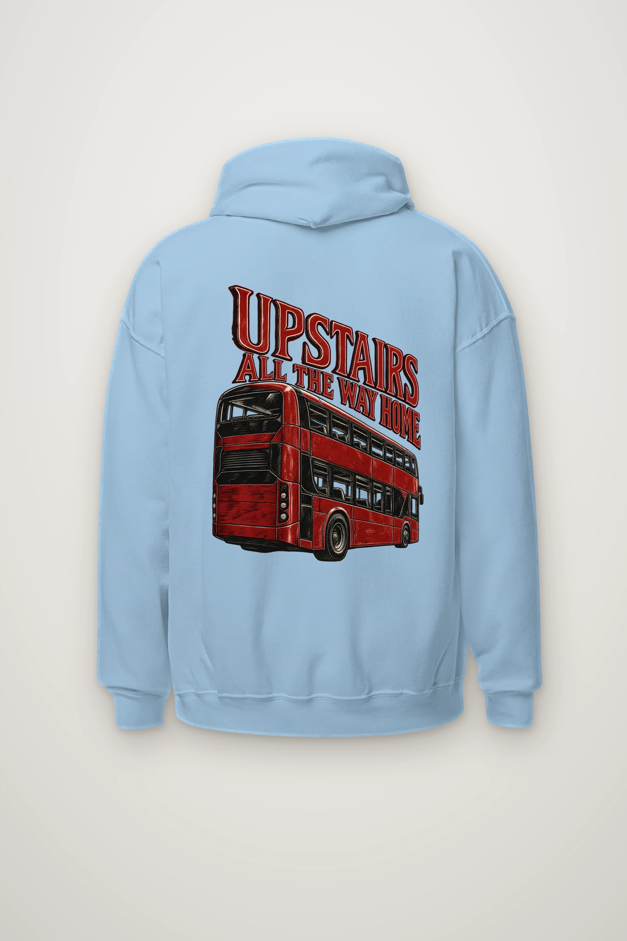 "Upstairs All the Way Home" Heavy Blend Unisex Pullover Hoodie