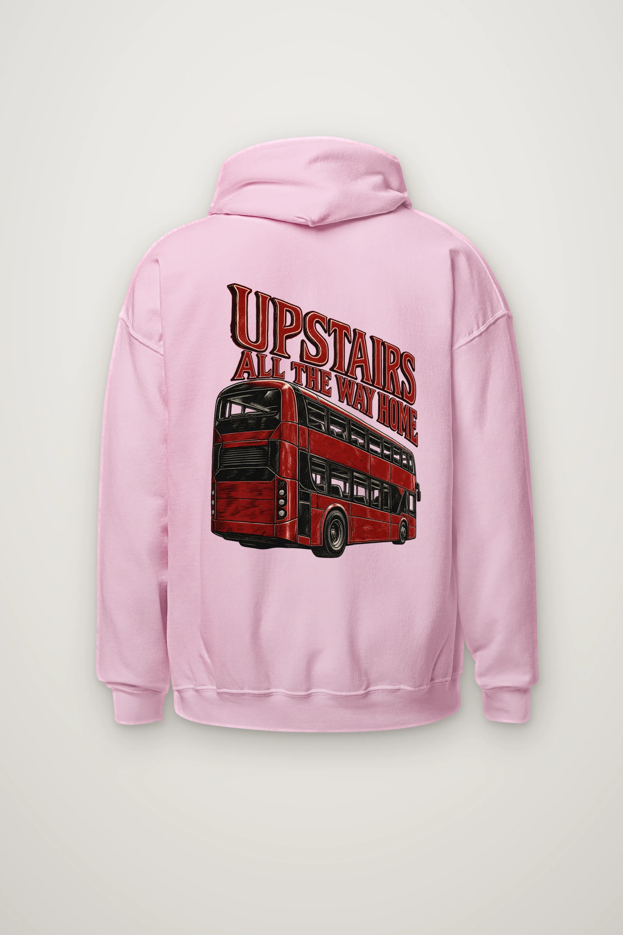"Upstairs All the Way Home" Heavy Blend Unisex Pullover Hoodie