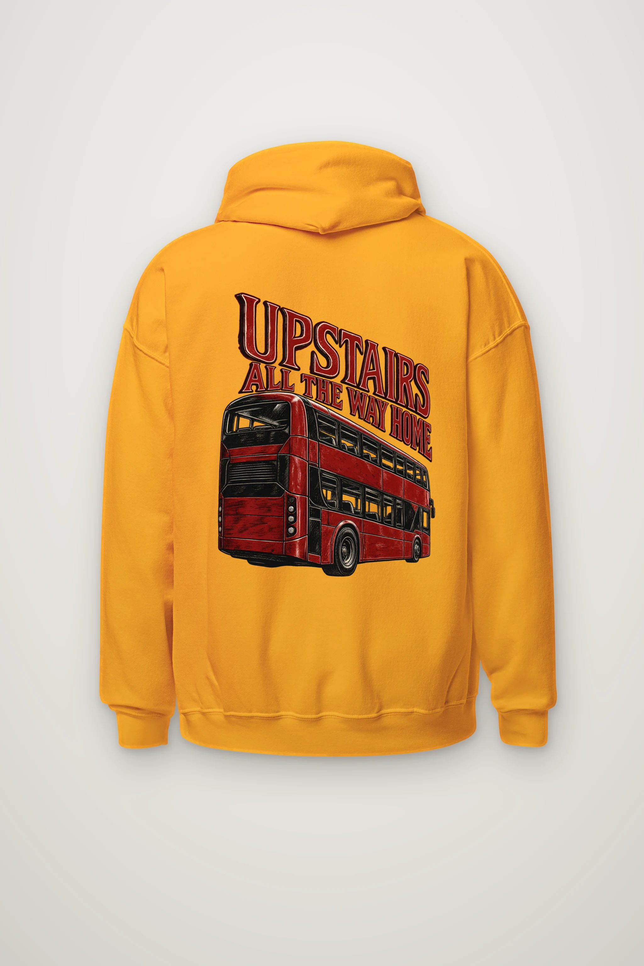 "Upstairs All the Way Home" Heavy Blend Unisex Pullover Hoodie