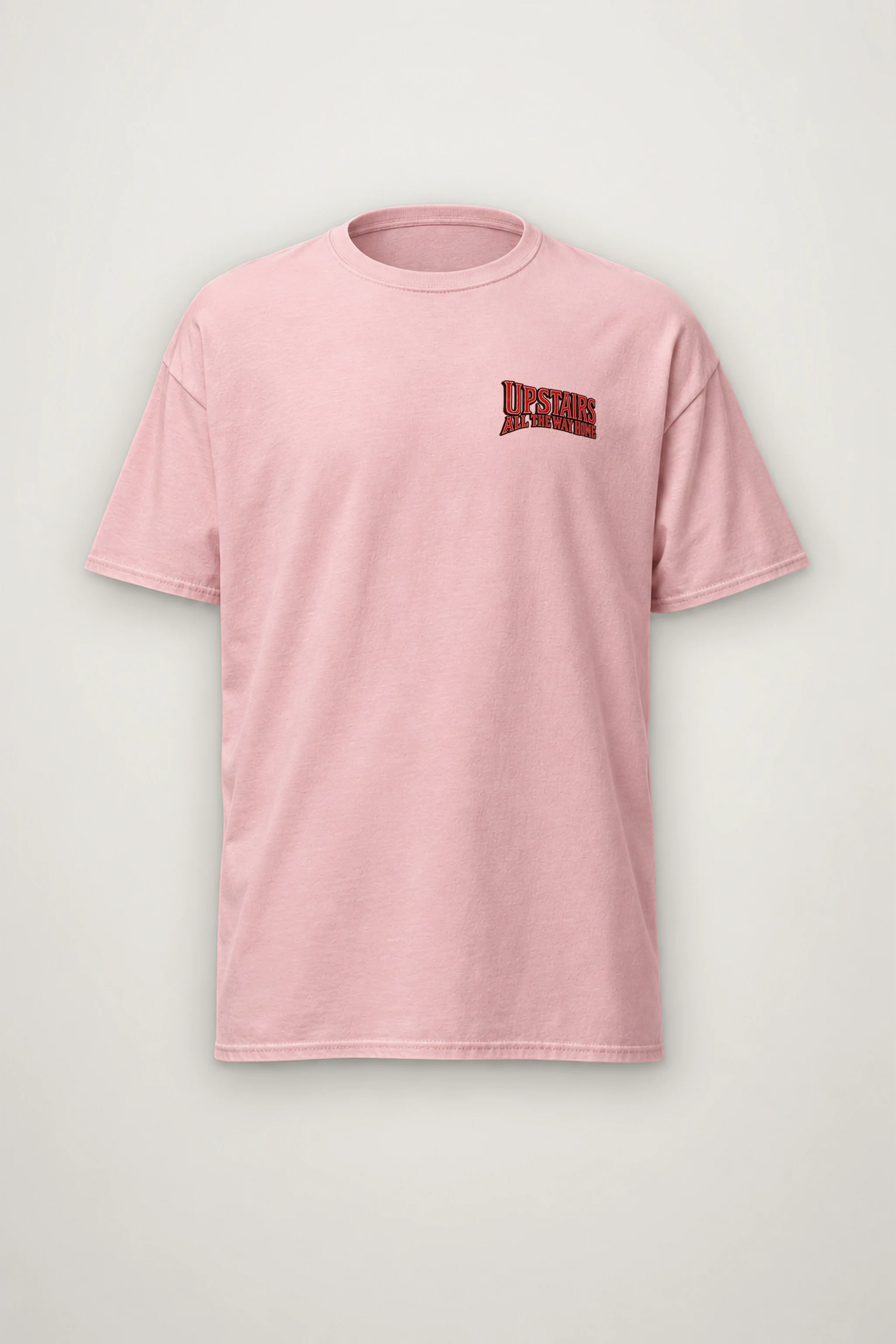"Upstairs All the Way Home" Heavyweight Unisex Crewneck T-shirt