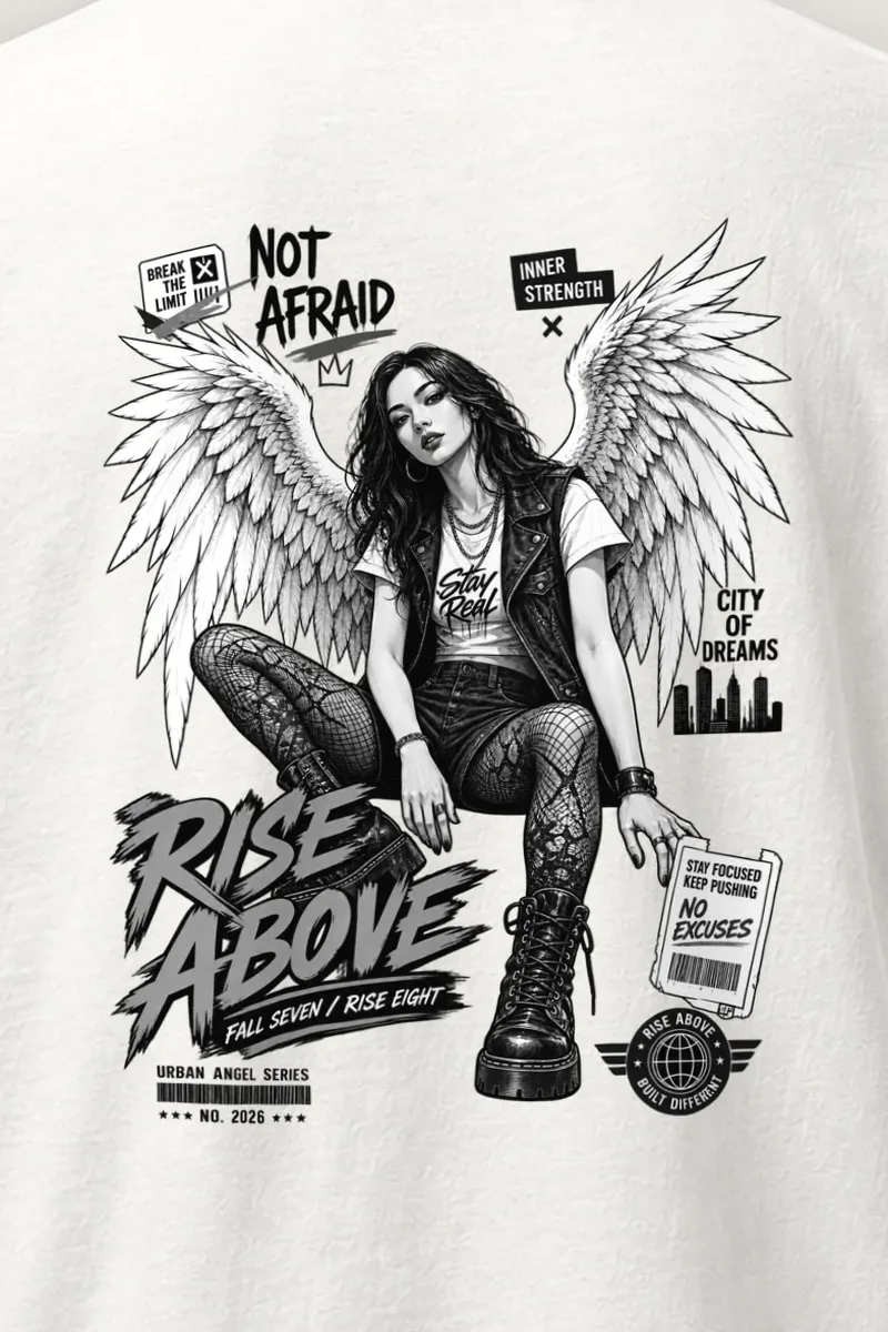 "Urban Angel Series" Heavyweight Unisex Crewneck T-shirt