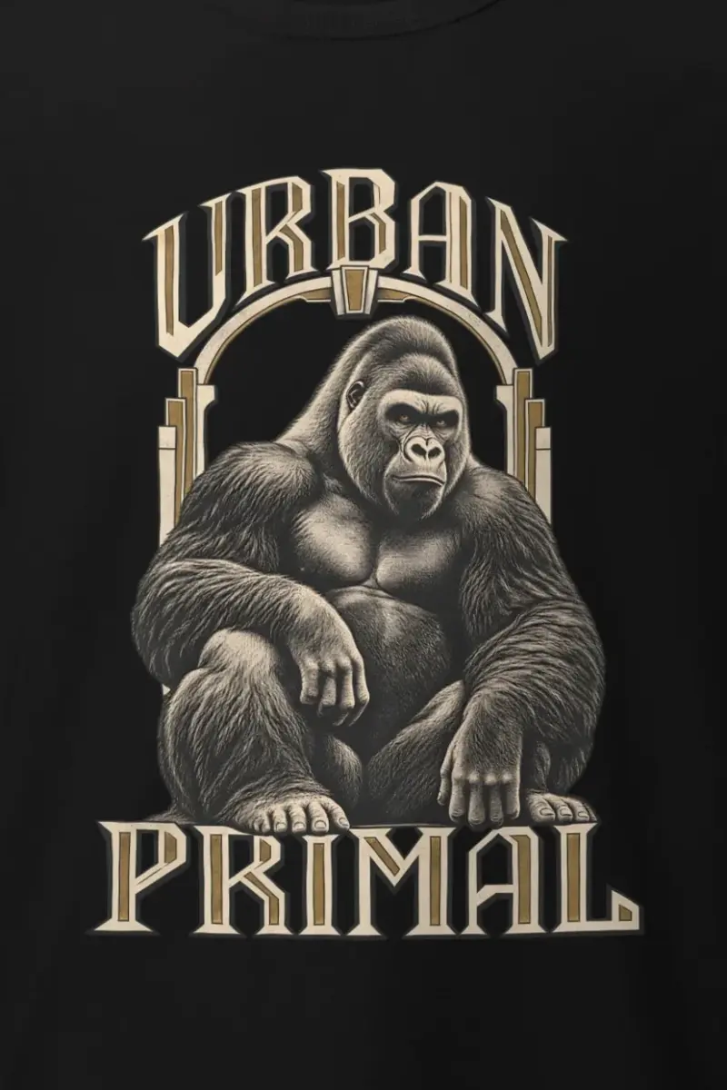 "Urban Primal" Heavyweight Unisex Crewneck T-shirt
