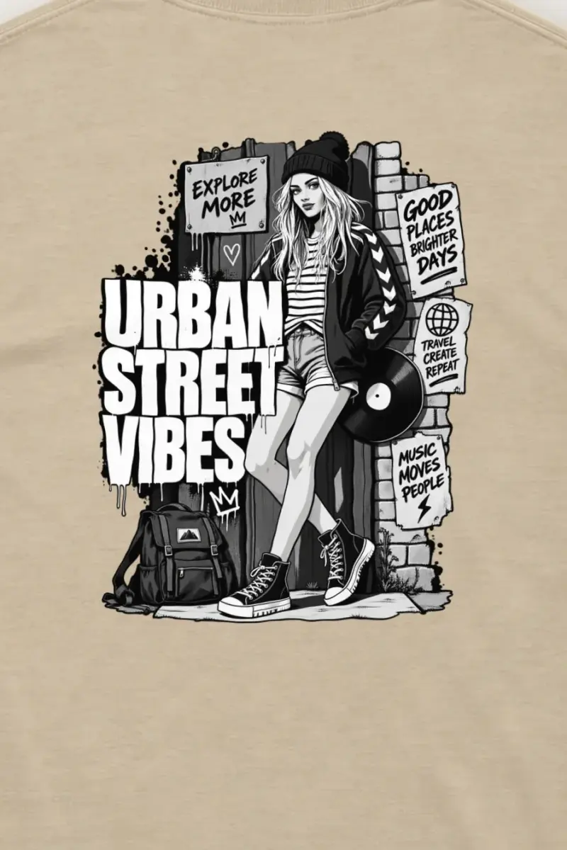 "Urban Street Vibes" Unisex Longsleeve T-shirt