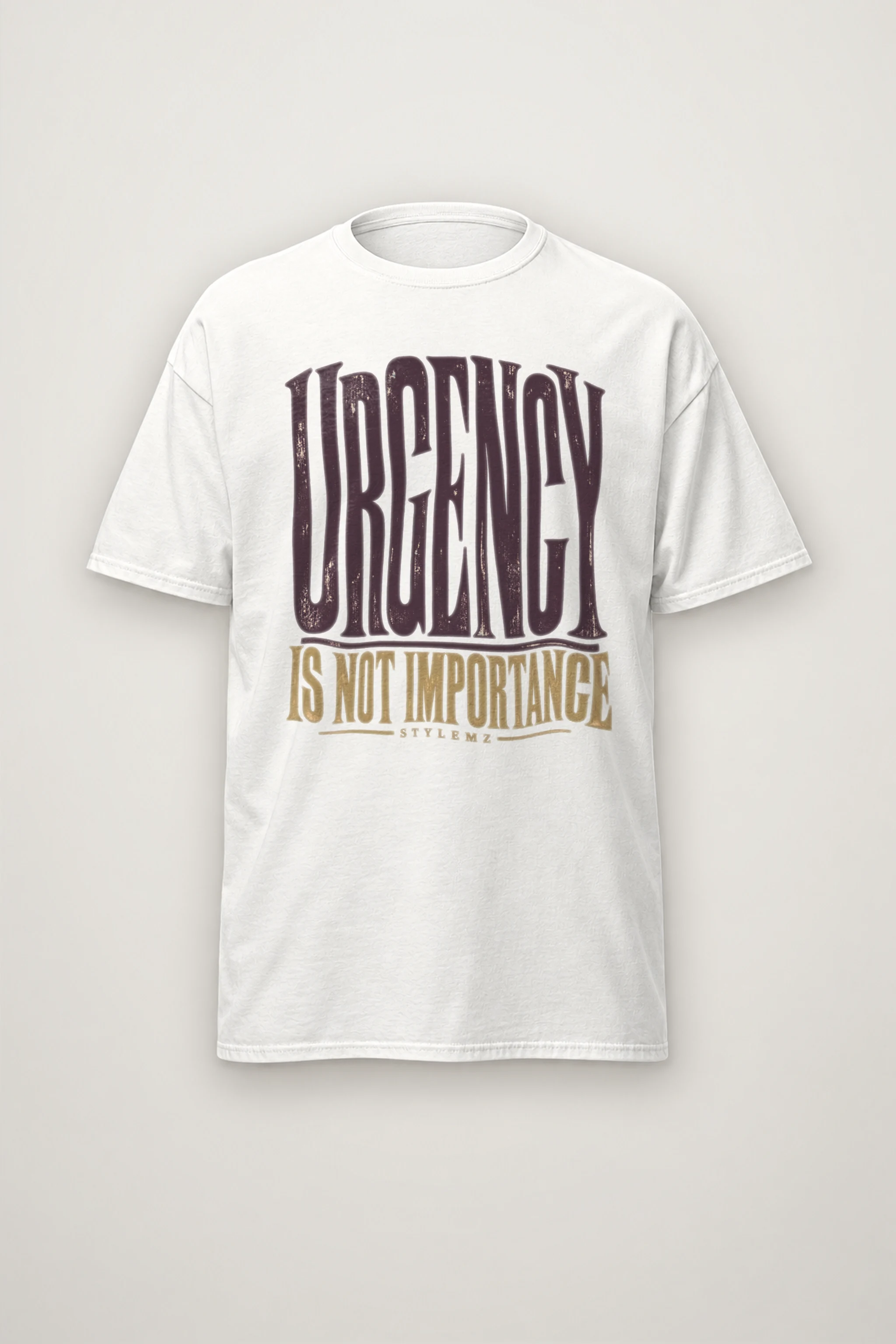 "Urgency Is Not Importance" Heavyweight Unisex Crewneck T-shirt