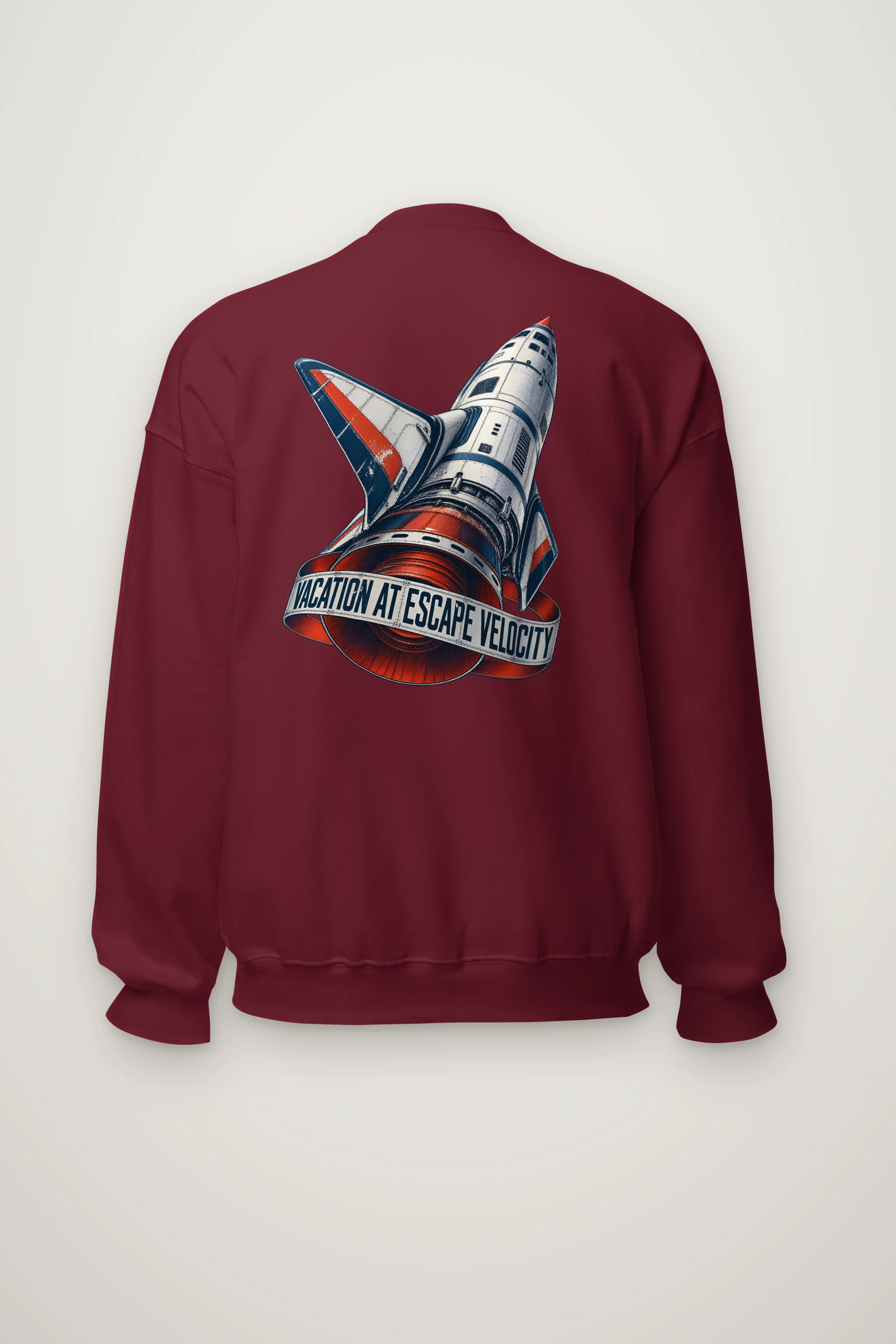 "Vacation at Escape Velocity" Heavy Blend Unisex Crewneck Sweatshirt
