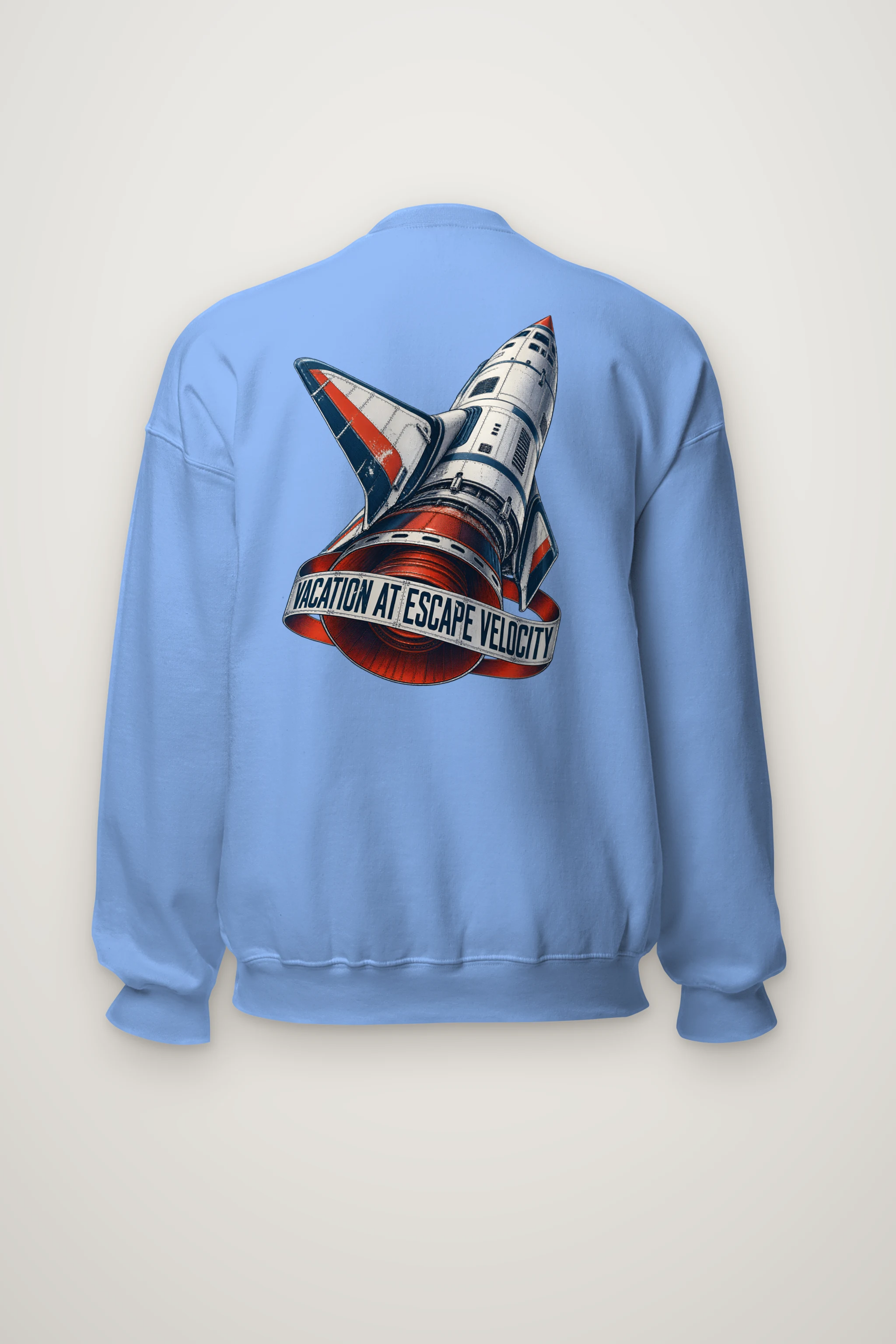 "Vacation at Escape Velocity" Heavy Blend Unisex Crewneck Sweatshirt