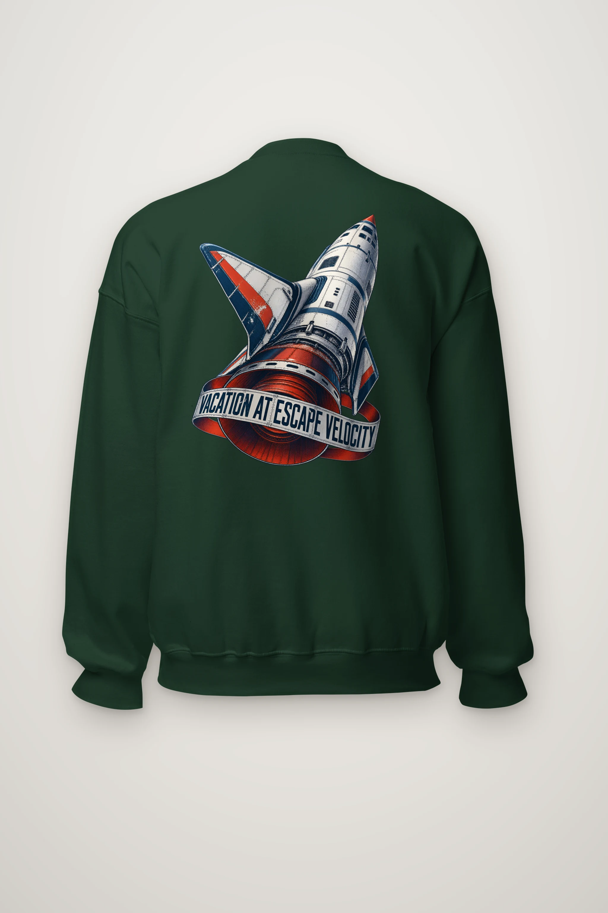"Vacation at Escape Velocity" Heavy Blend Unisex Crewneck Sweatshirt