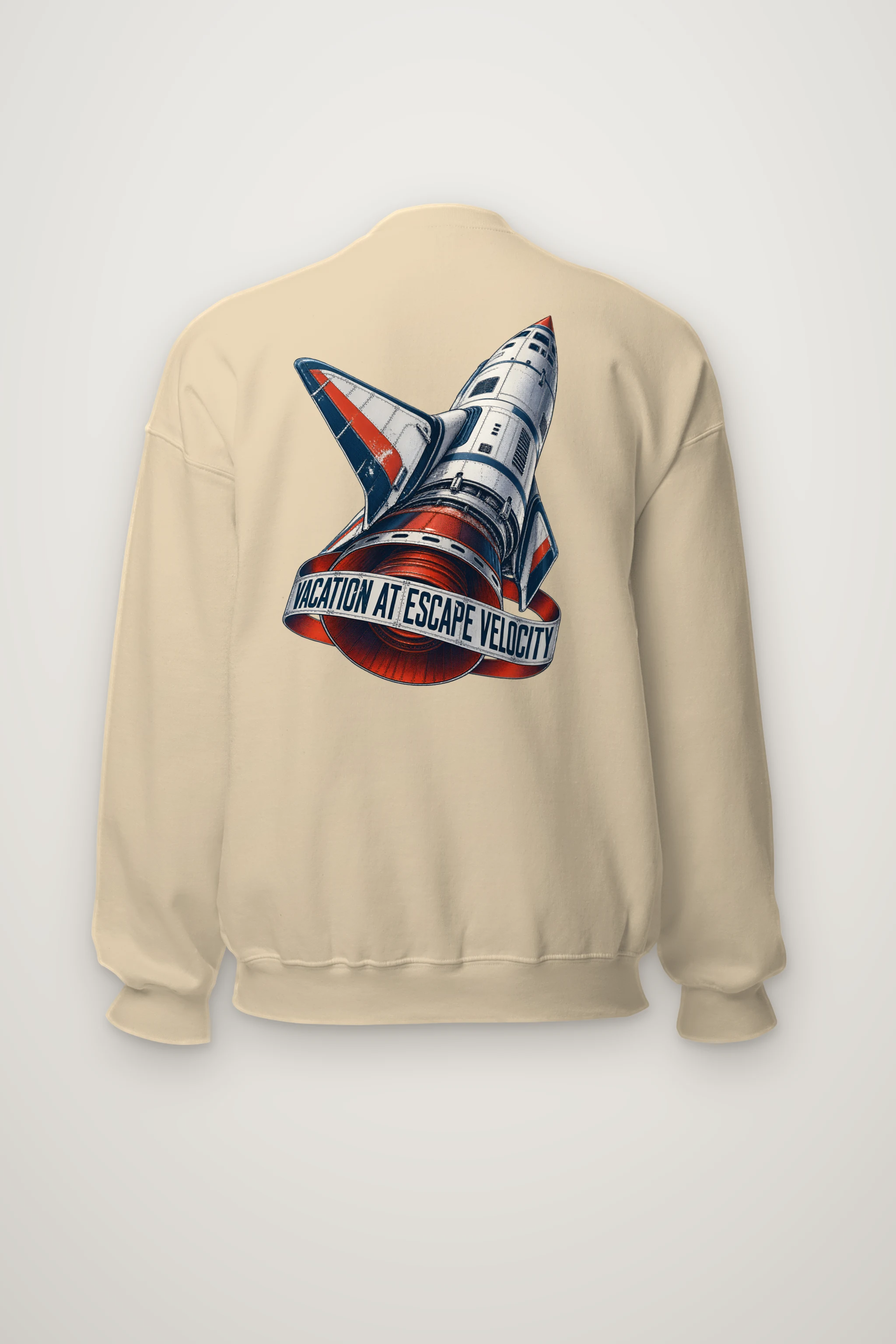 "Vacation at Escape Velocity" Heavy Blend Unisex Crewneck Sweatshirt