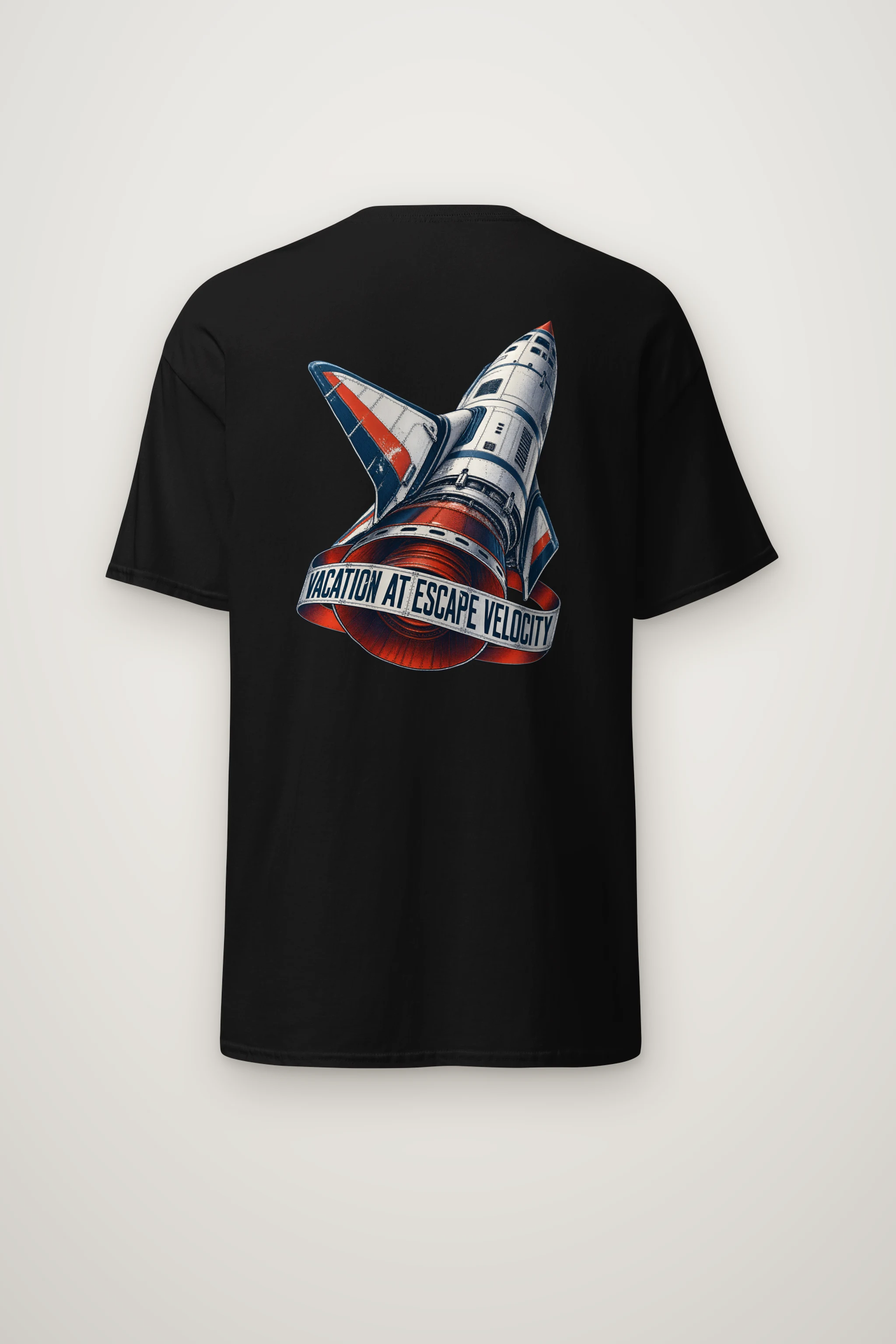 "Vacation At Escape Velocity" Heavyweight Unisex Crewneck T-shirt