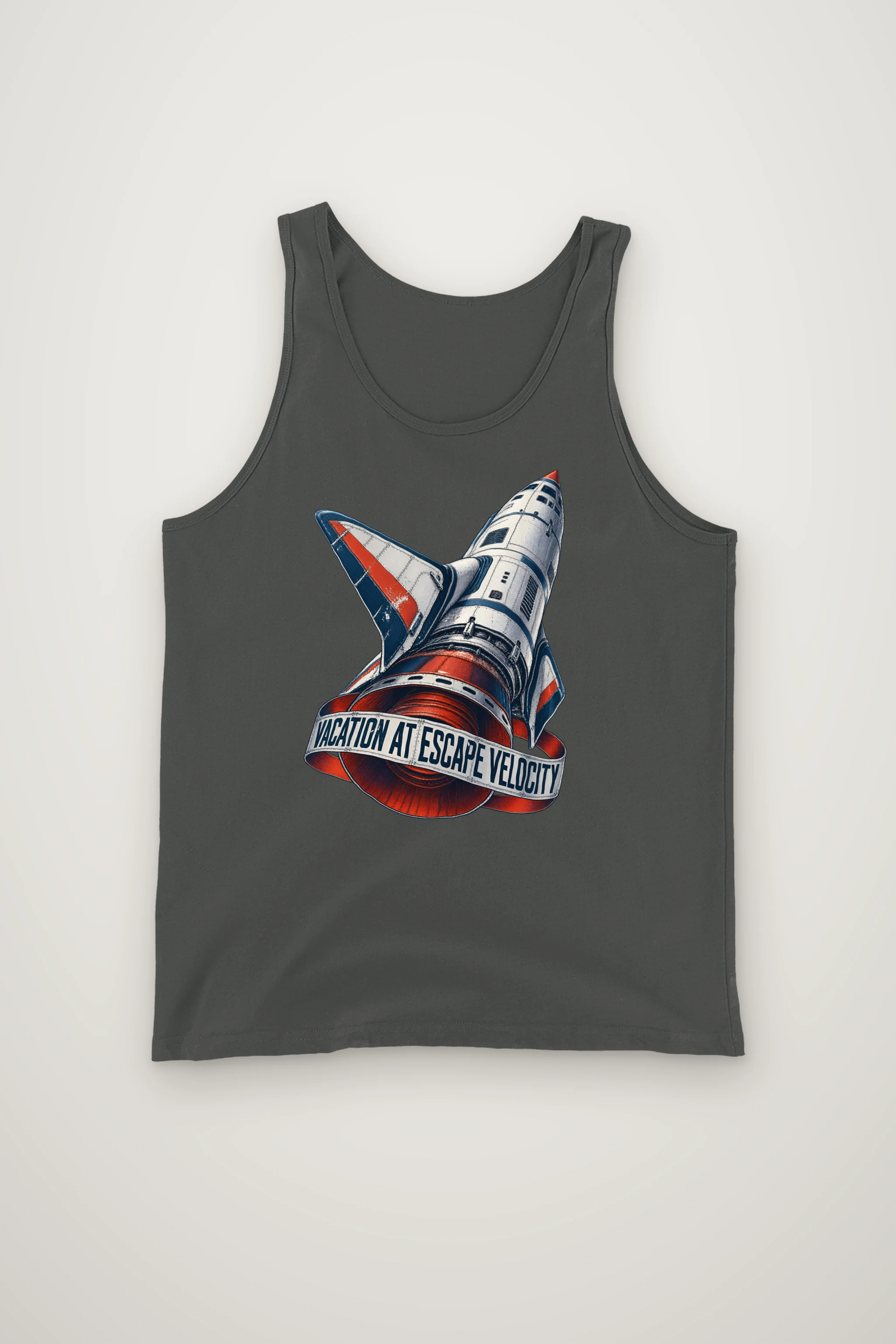 "Vacation at Escape Velocity" Unisex Jersey Tank