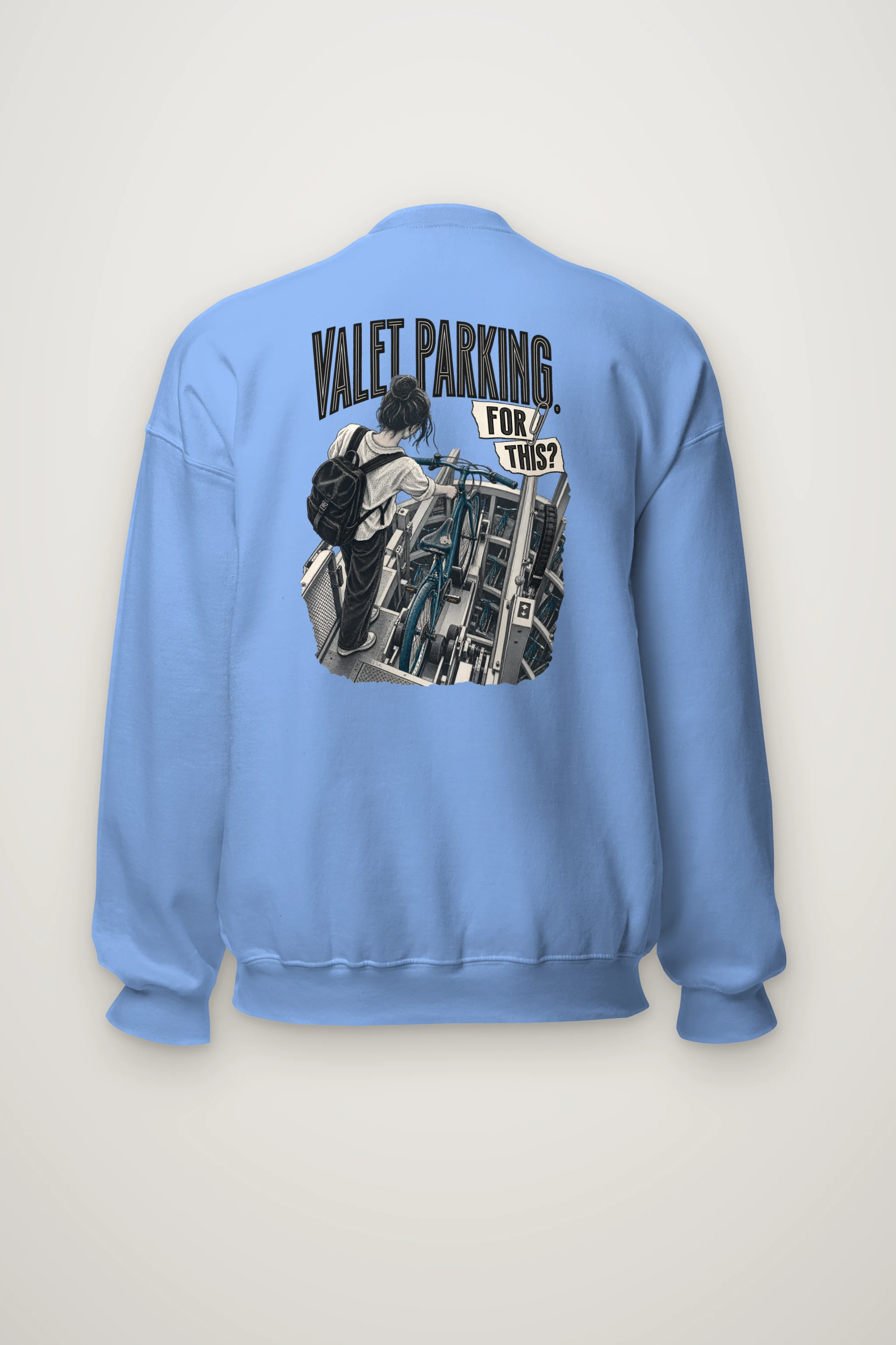 "Valet Parking For This" Heavy Blend Unisex Crewneck Sweatshirt