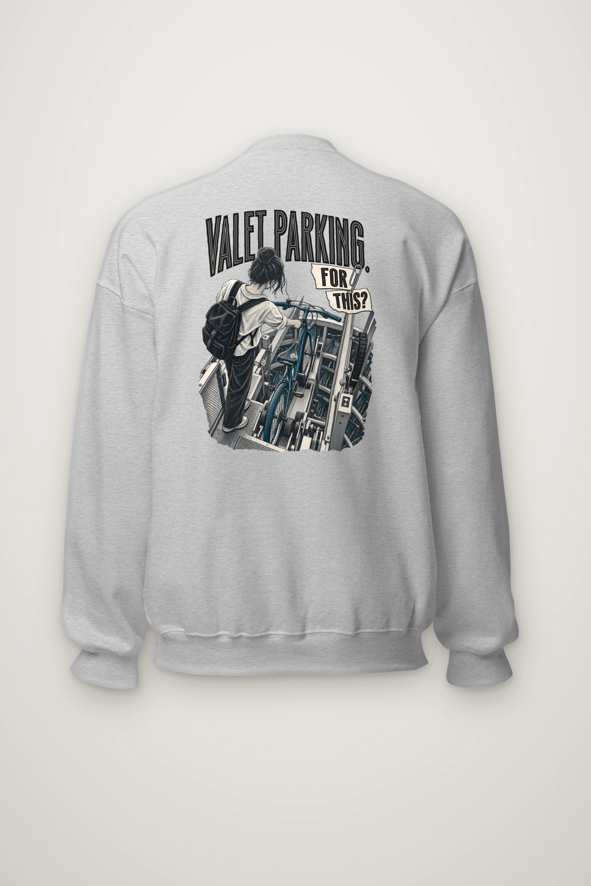 "Valet Parking For This" Heavy Blend Unisex Crewneck Sweatshirt