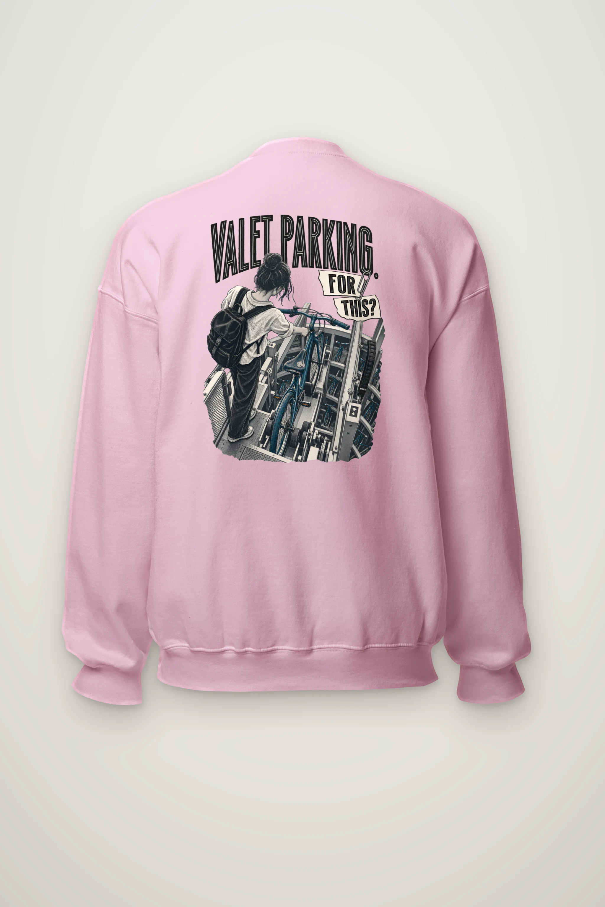 "Valet Parking For This" Heavy Blend Unisex Crewneck Sweatshirt