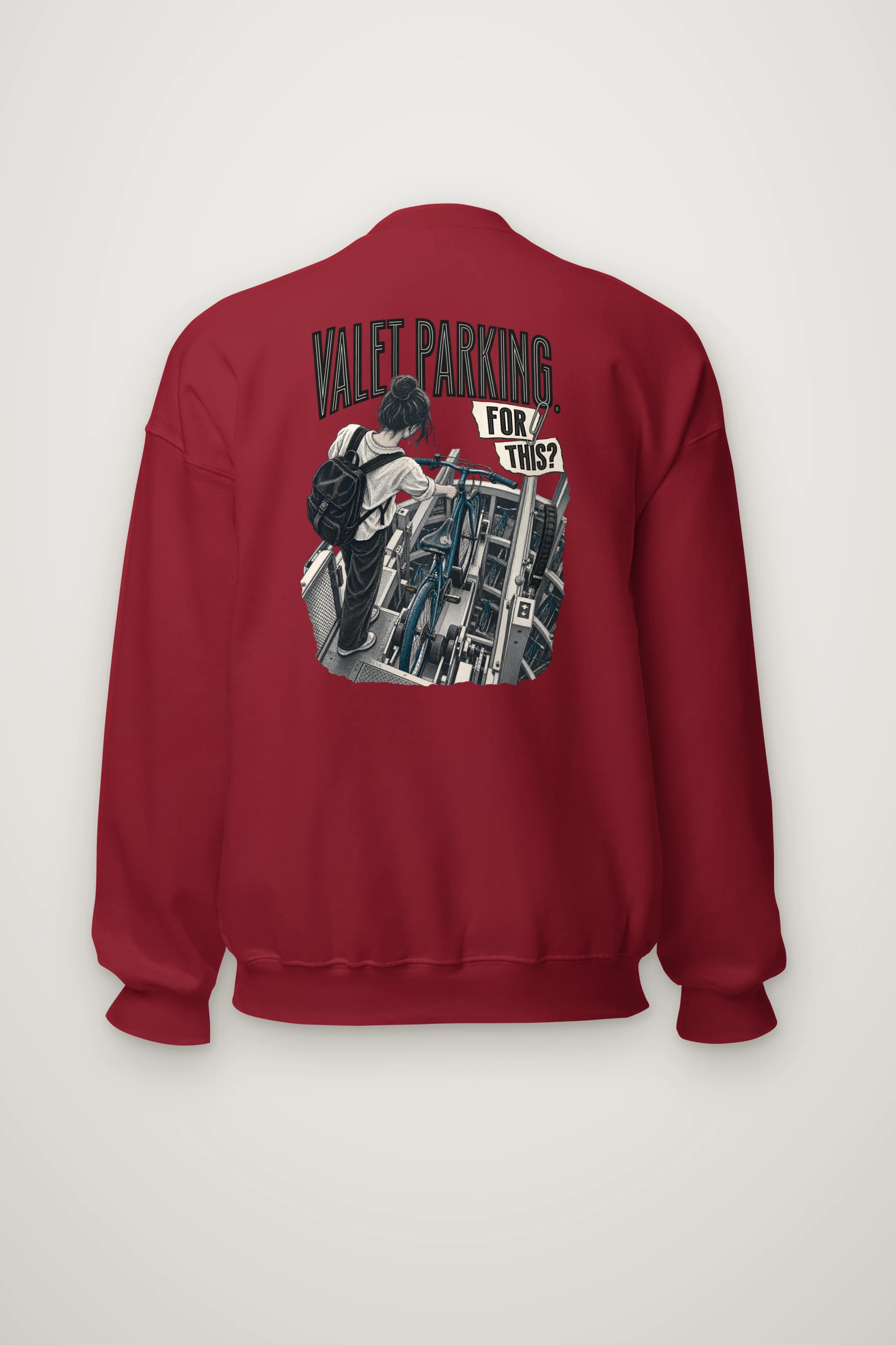 "Valet Parking For This" Heavy Blend Unisex Crewneck Sweatshirt