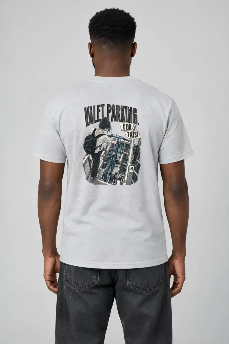 “Valet Parking, For This?” Heavyweight Unisex Crewneck T-shirt