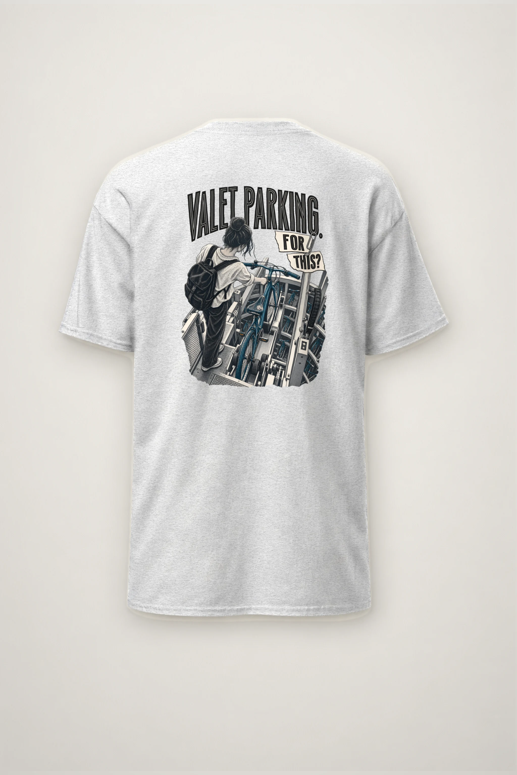 "Valet Parking, For This?" Heavyweight Unisex Crewneck T-shirt