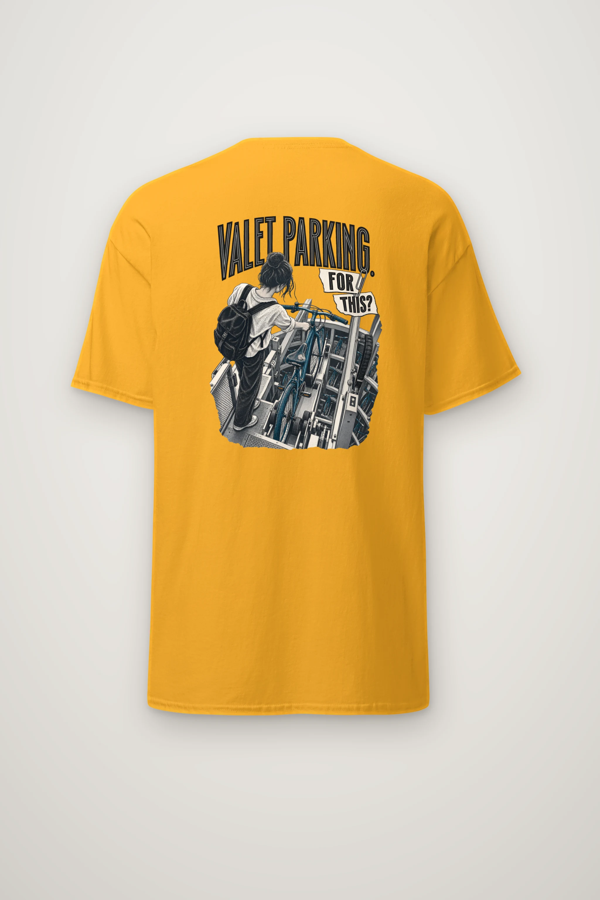 "Valet Parking, For This?" Heavyweight Unisex Crewneck T-shirt