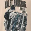 "Valet Parking For This" Men's Oversized Heavyweight Crewneck T-Shirt