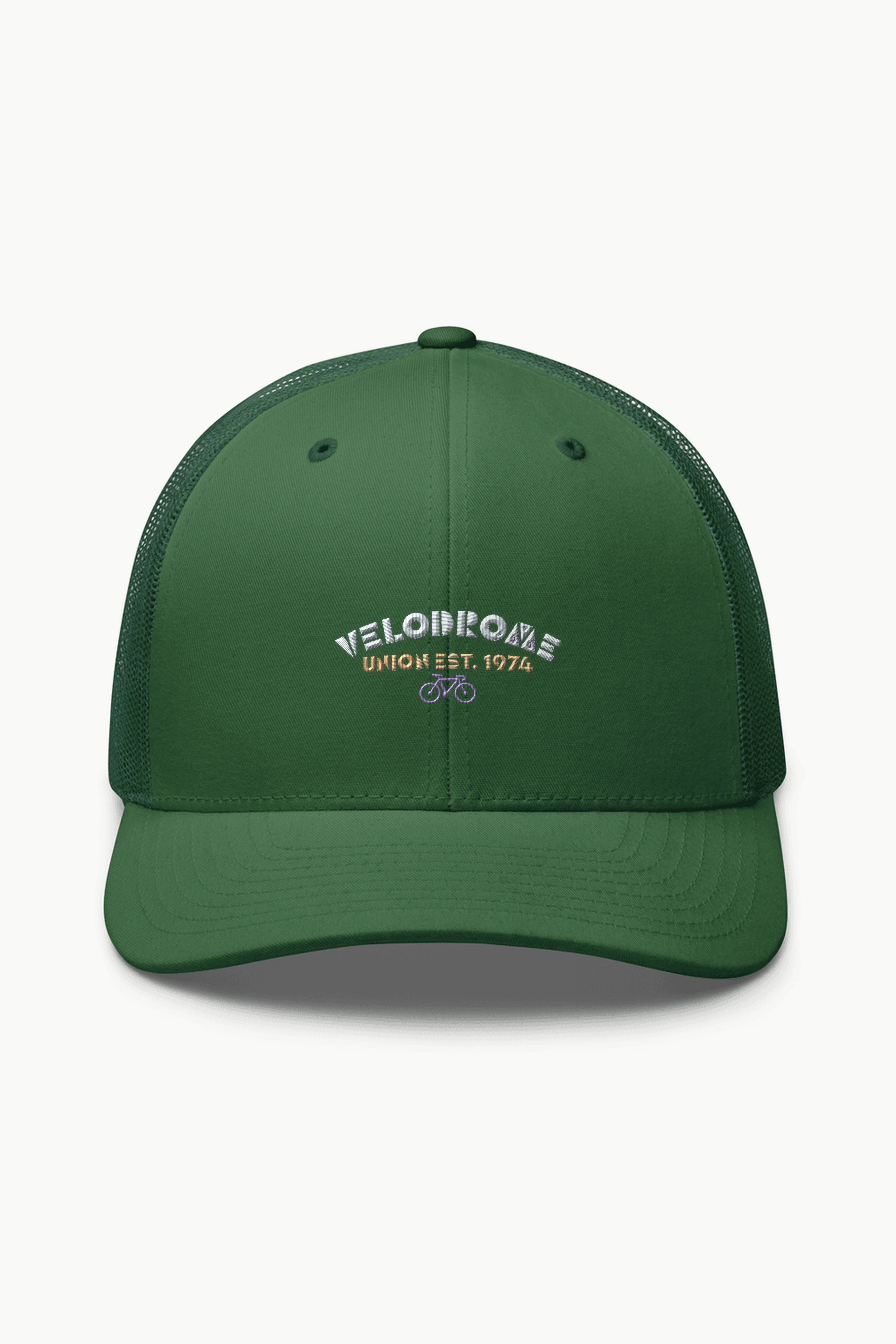"VELODROME UNION EST. 1974" Retro Trucker Cap · Embroidered