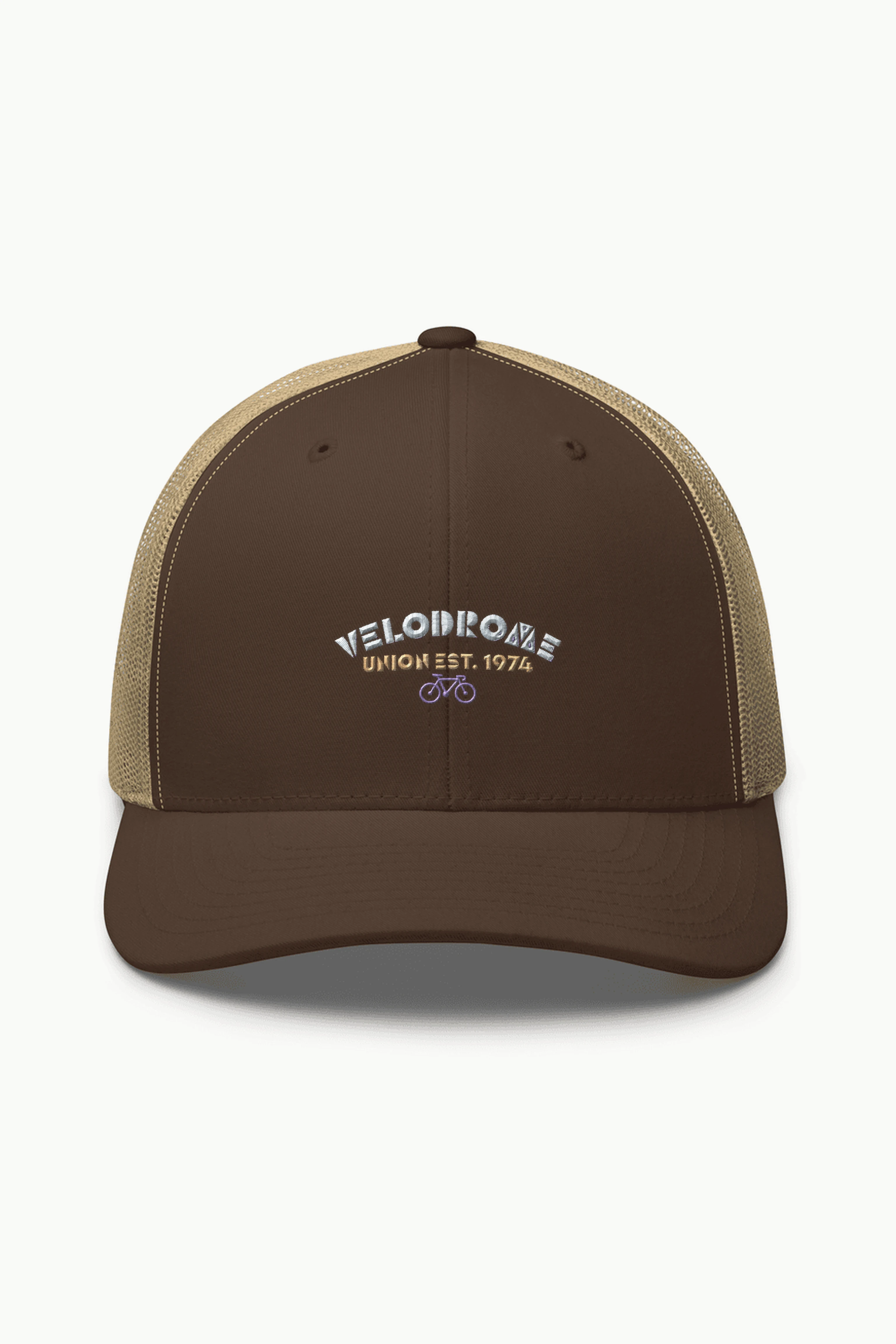 "VELODROME UNION EST. 1974" Retro Trucker Cap · Embroidered