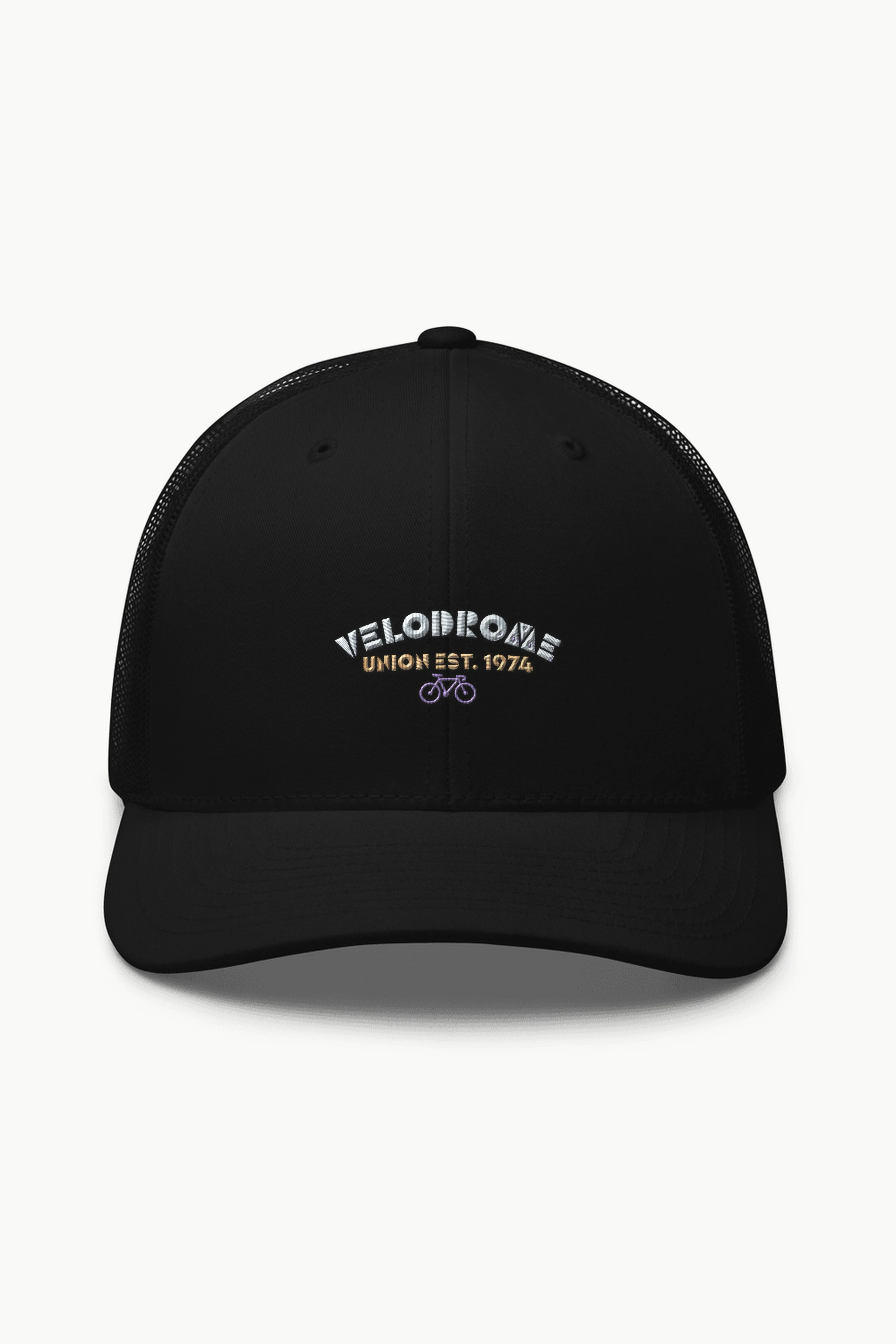 "VELODROME UNION EST. 1974" Retro Trucker Cap · Embroidered